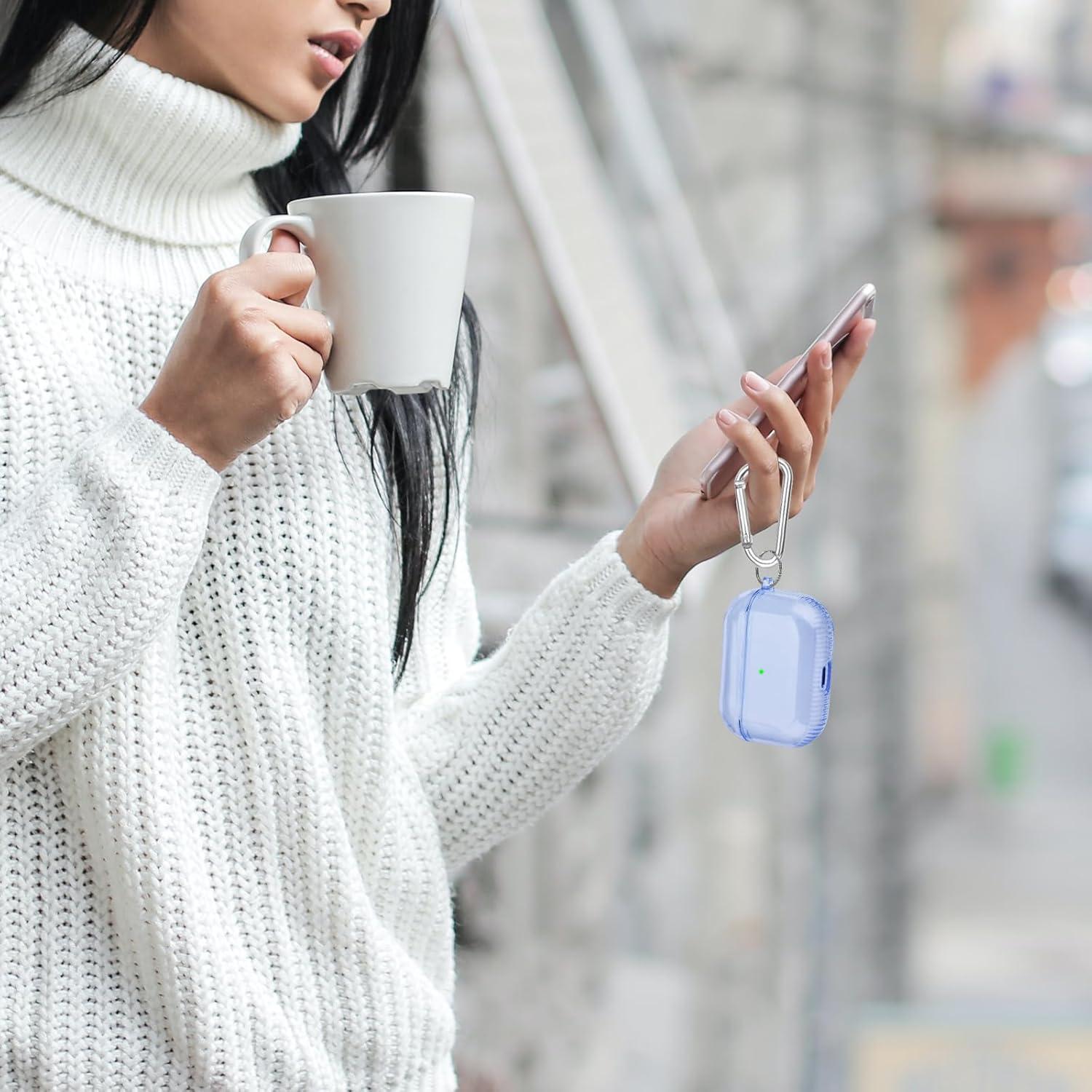 Funda Protectora KOREDA para AirPods Pro 1ra/2da Generación Azul