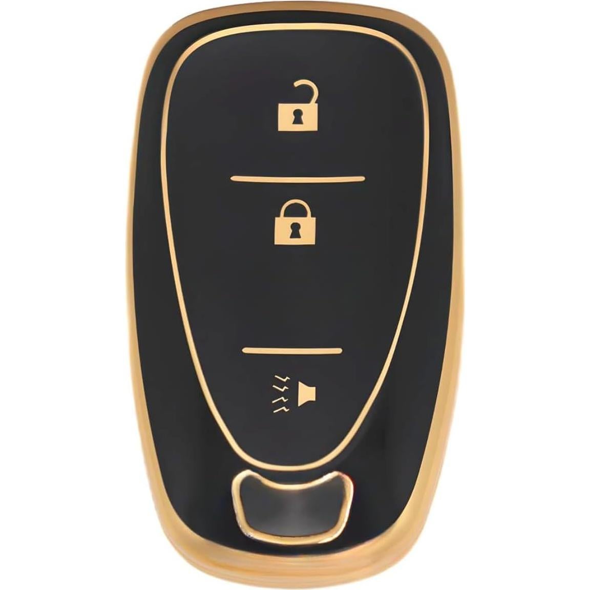 Cubierta de llavero HEYEZQTY 3 botones para Chevy 2016-2022