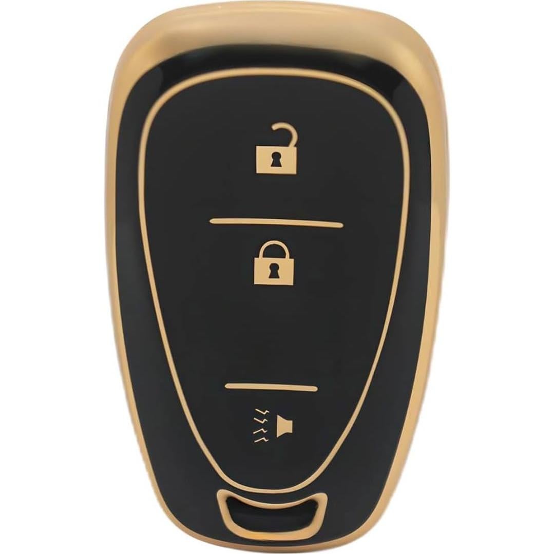 Cubierta de llavero HEYEZQTY 3 botones para Chevy 2016-2022