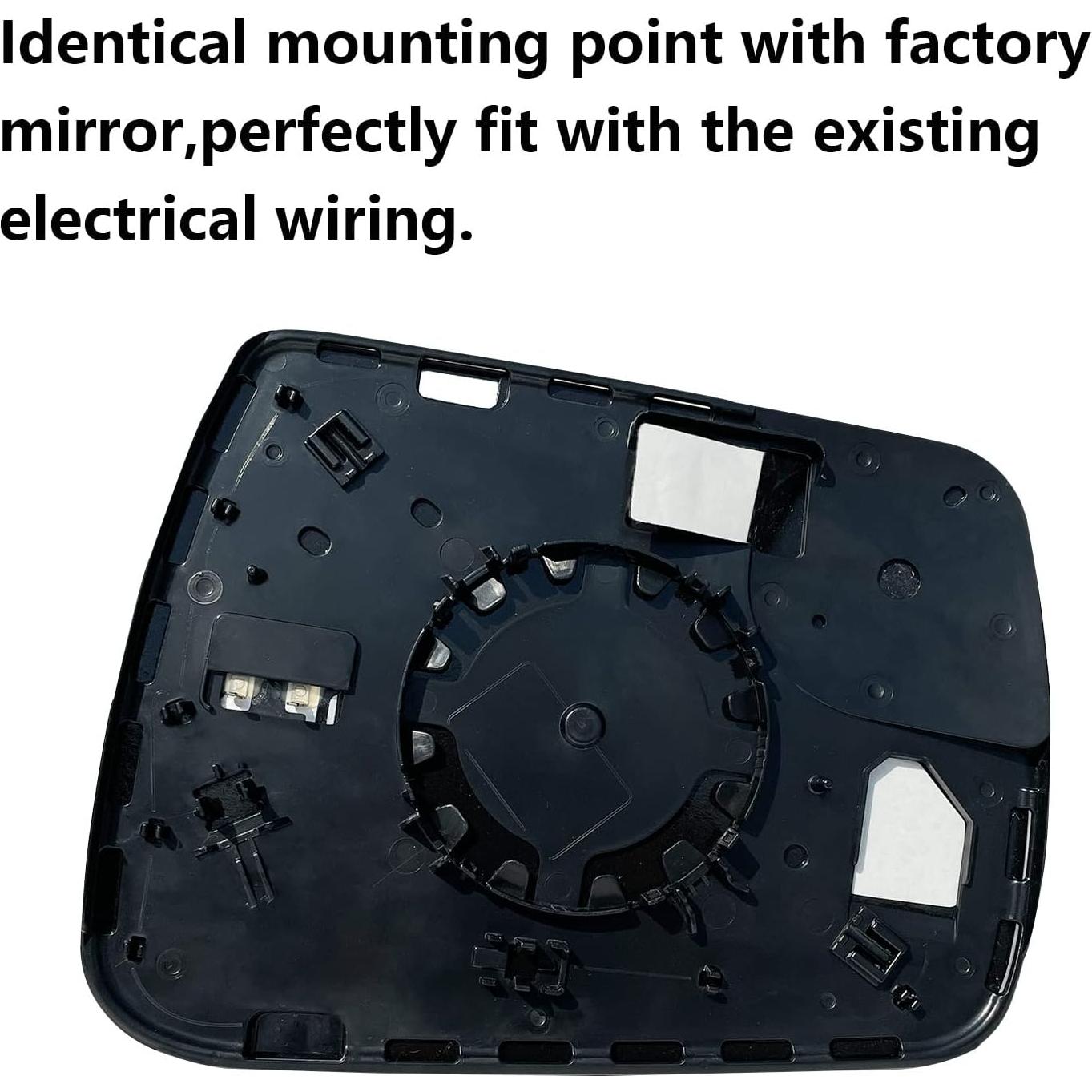 Espejo Convexo Calentado Izquierdo Yeparie para Ram 1500 2019-2021