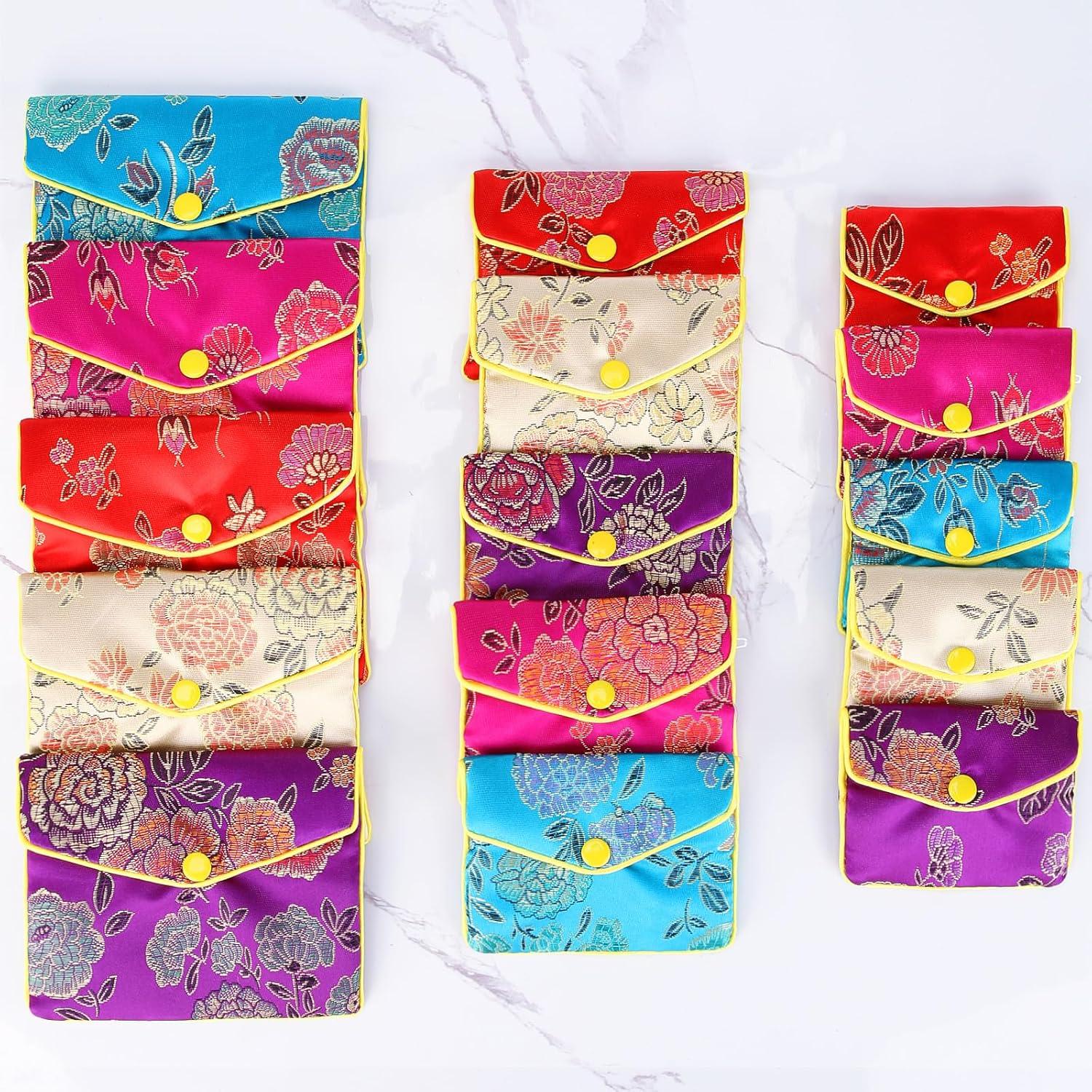 Bolsas de Regalo de Seda LETURE - 10 Piezas para Joyería