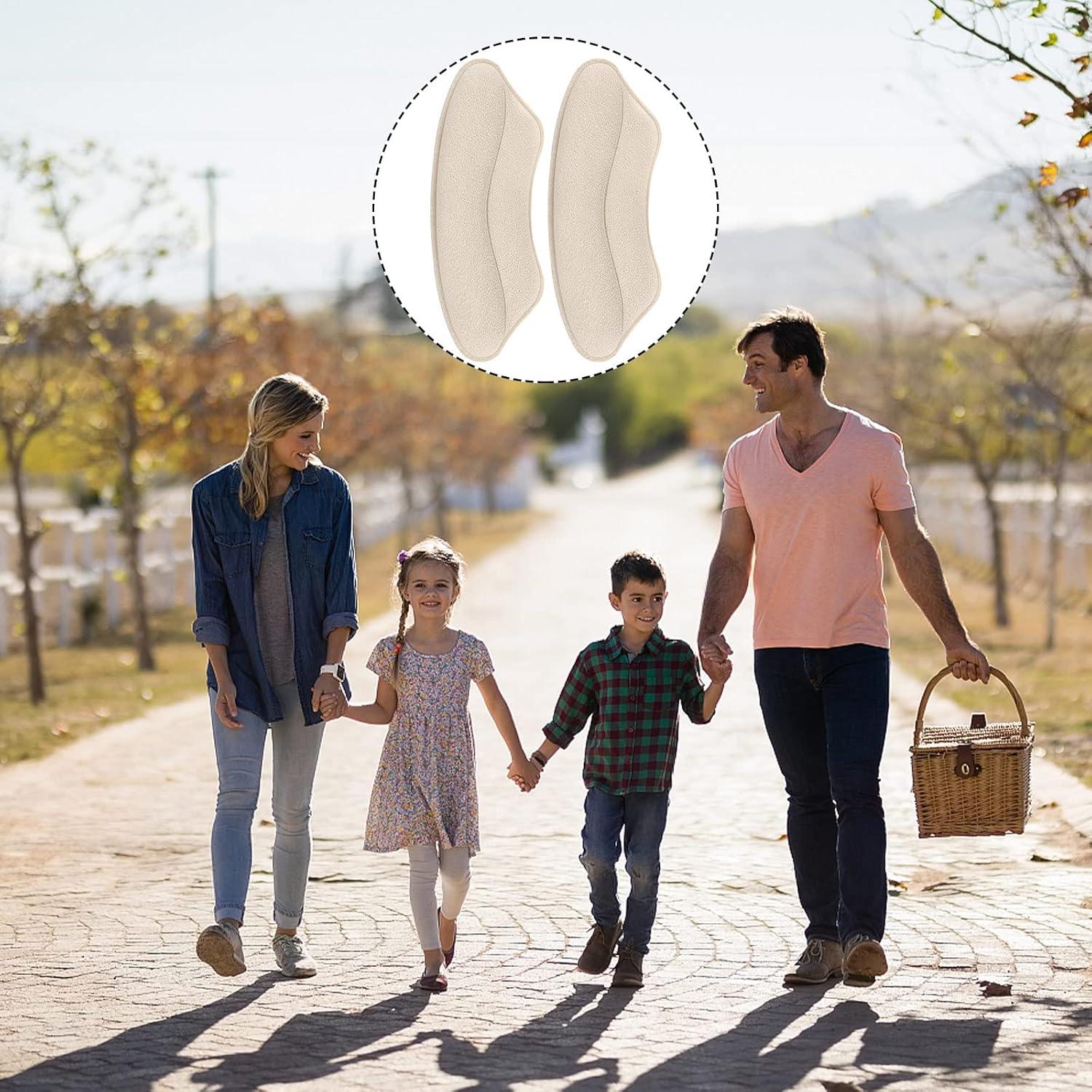 Protectores de Talón Beige AIQINHU - 6 Pares para Zapatos Sueltos