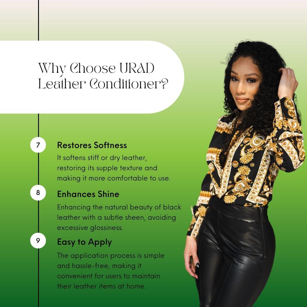 Acondicionador de Cuero URAD 50ml Negro - Cuidado y Restauración