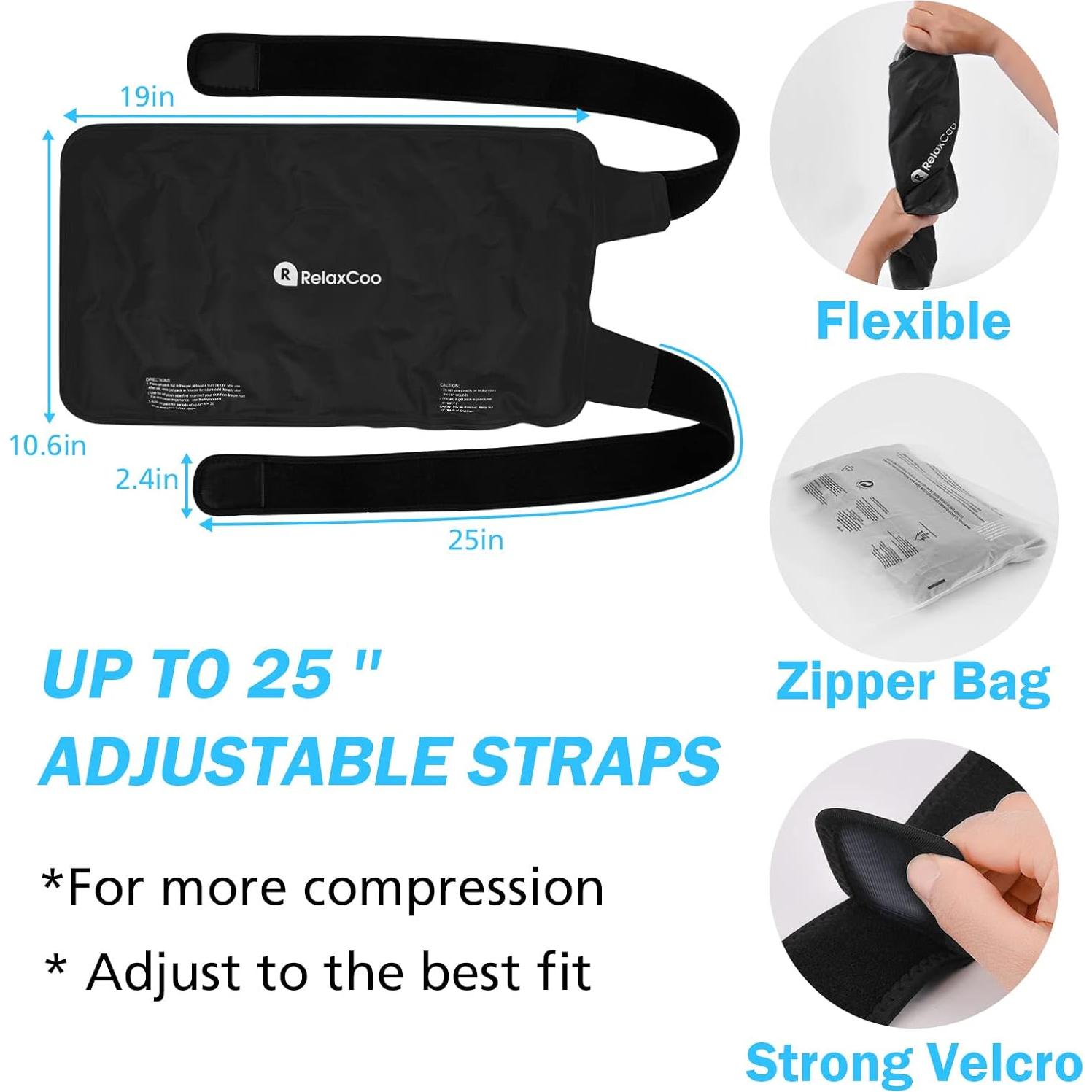 Funda de Hielo para Rodilla RelaxCoo XXL Reutilizable 48.3 cm