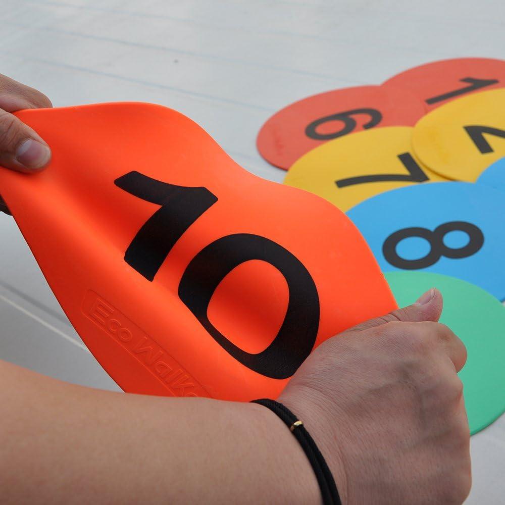 Marcadores de Piso Antideslizantes Eco Walker 20 cm 1-5