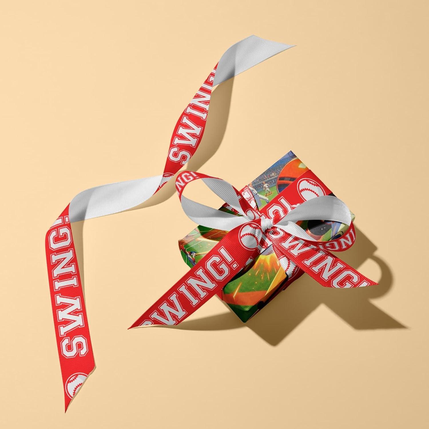 Cinta de Béisbol NUVCELKA - 6 Rollos Grosgrain 1.6 cm x 2.74 m