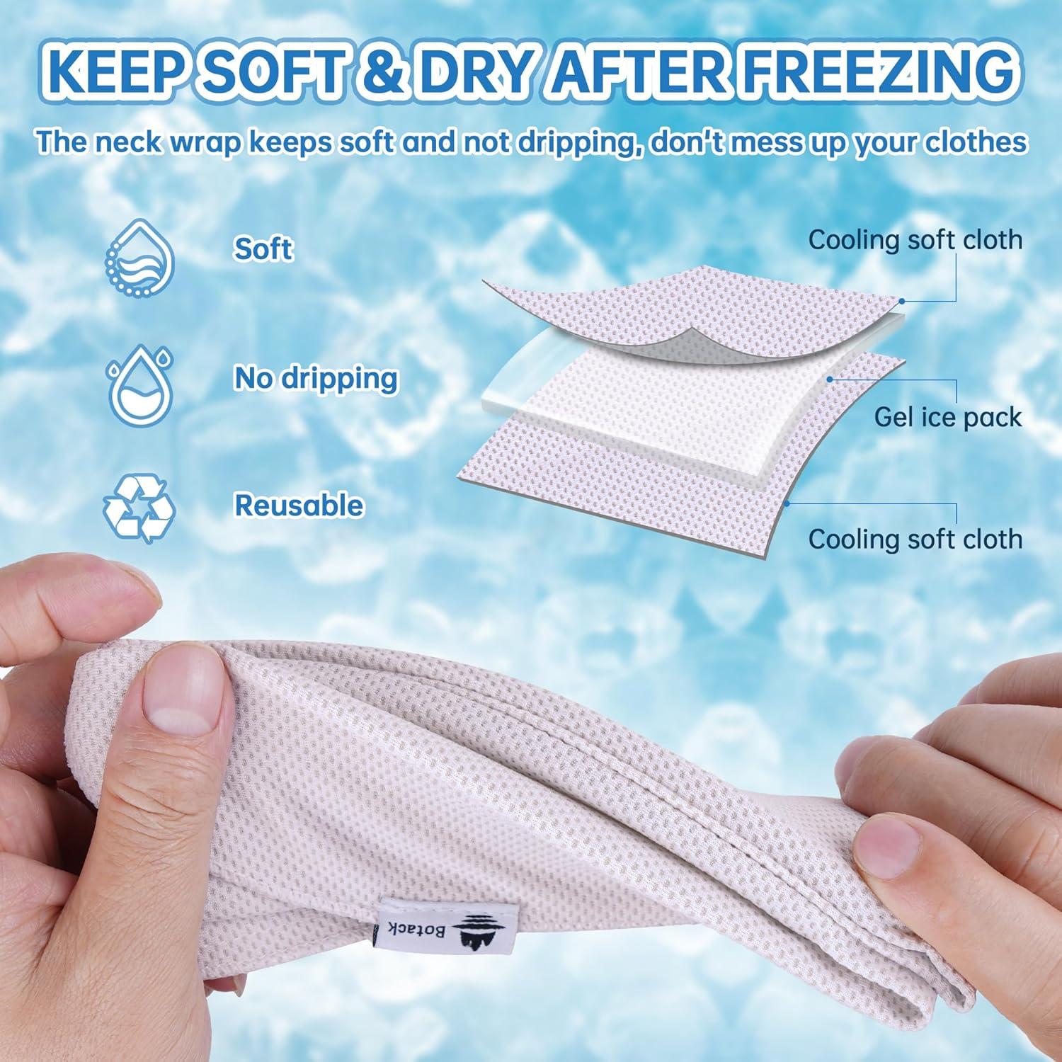 Envoltura Refrigerante de Cuello Botack con Gel Reutilizable 2 Pzs