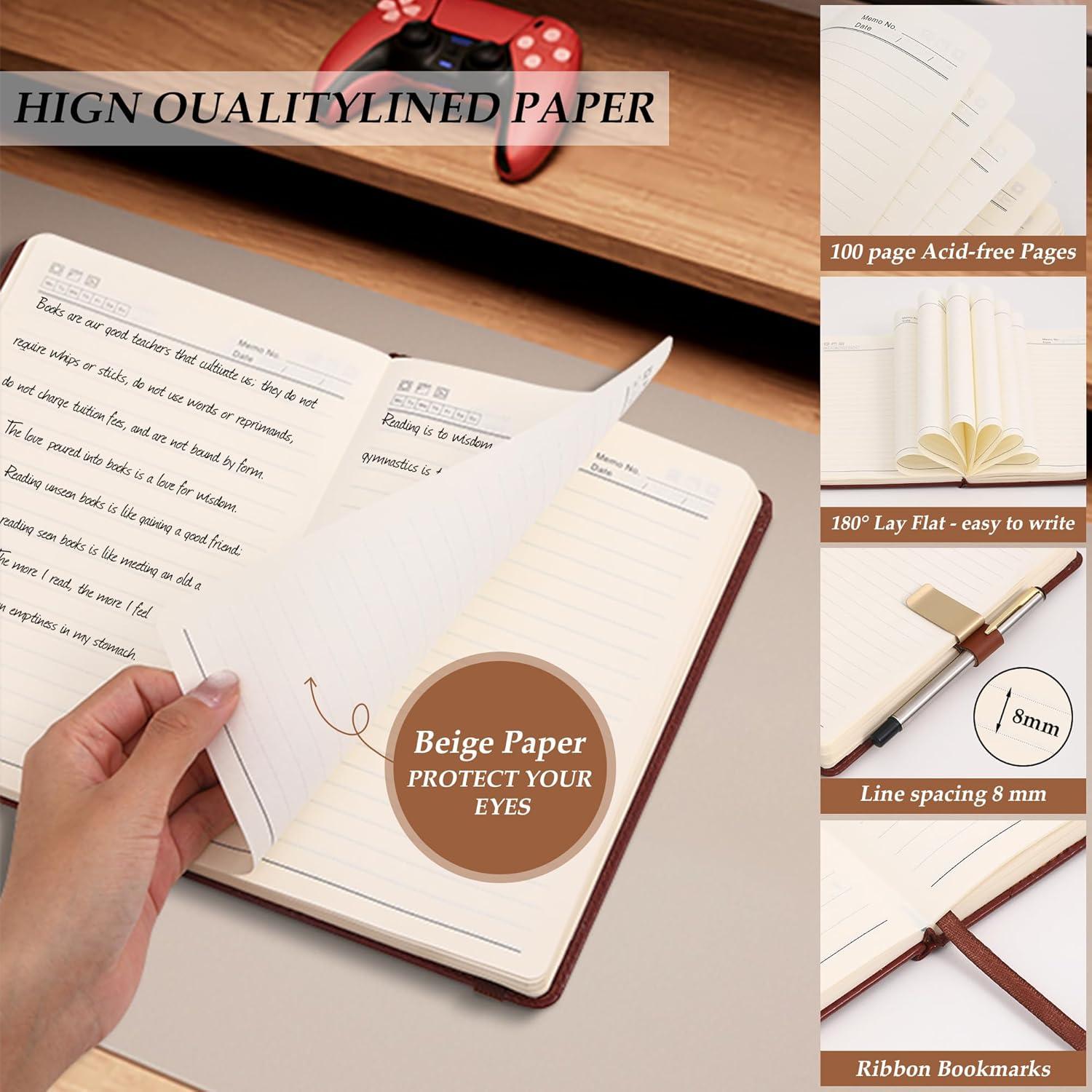 Cuaderno de Tapa Dura DreamDove Negro A5 Rayado 14.5x21cm