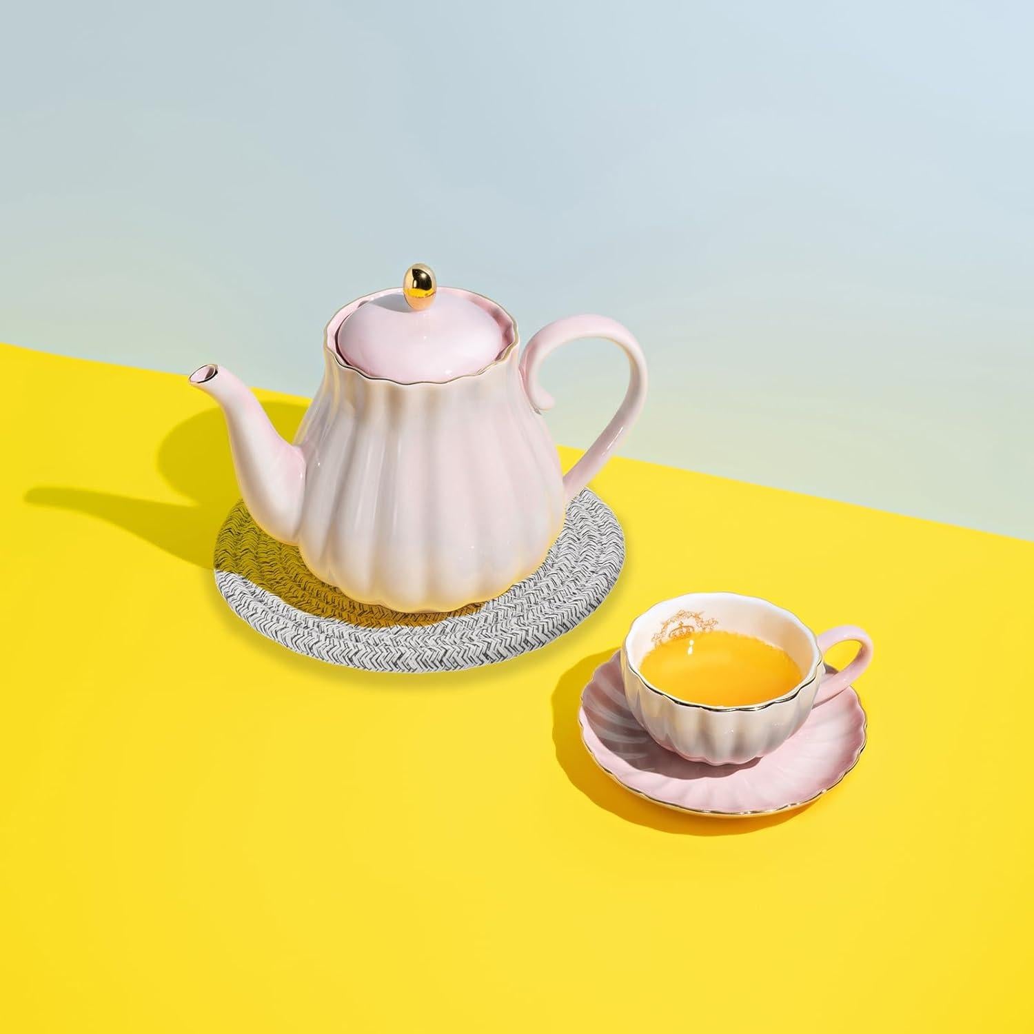 Trivets de Algodón uxcell 20.32 cm 5 Piezas Resistentes al Calor