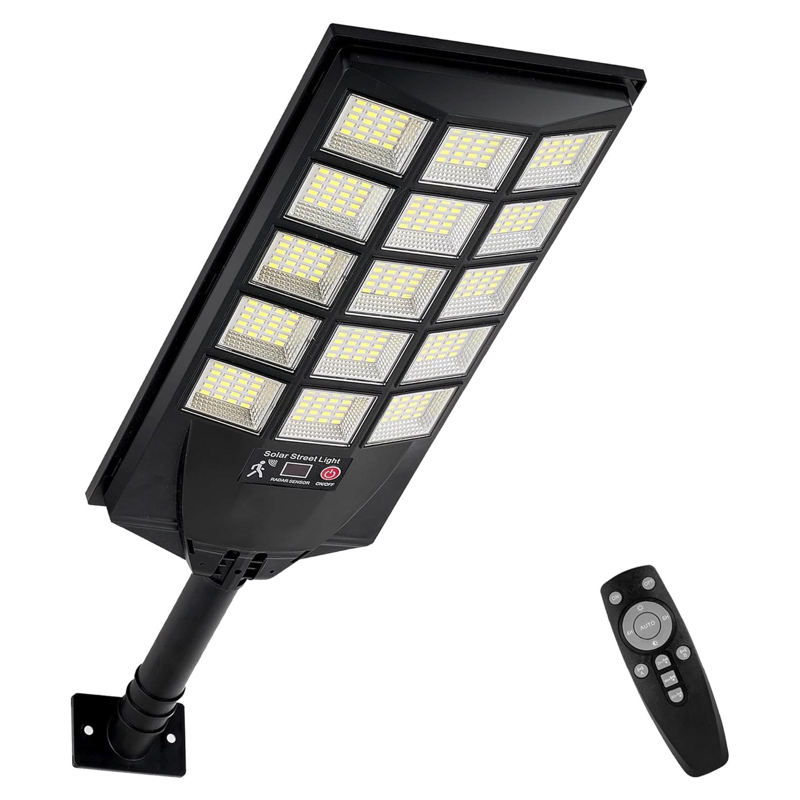 Luces Solares Impermeables AQRAOU 6500K con Sensor de Movimiento