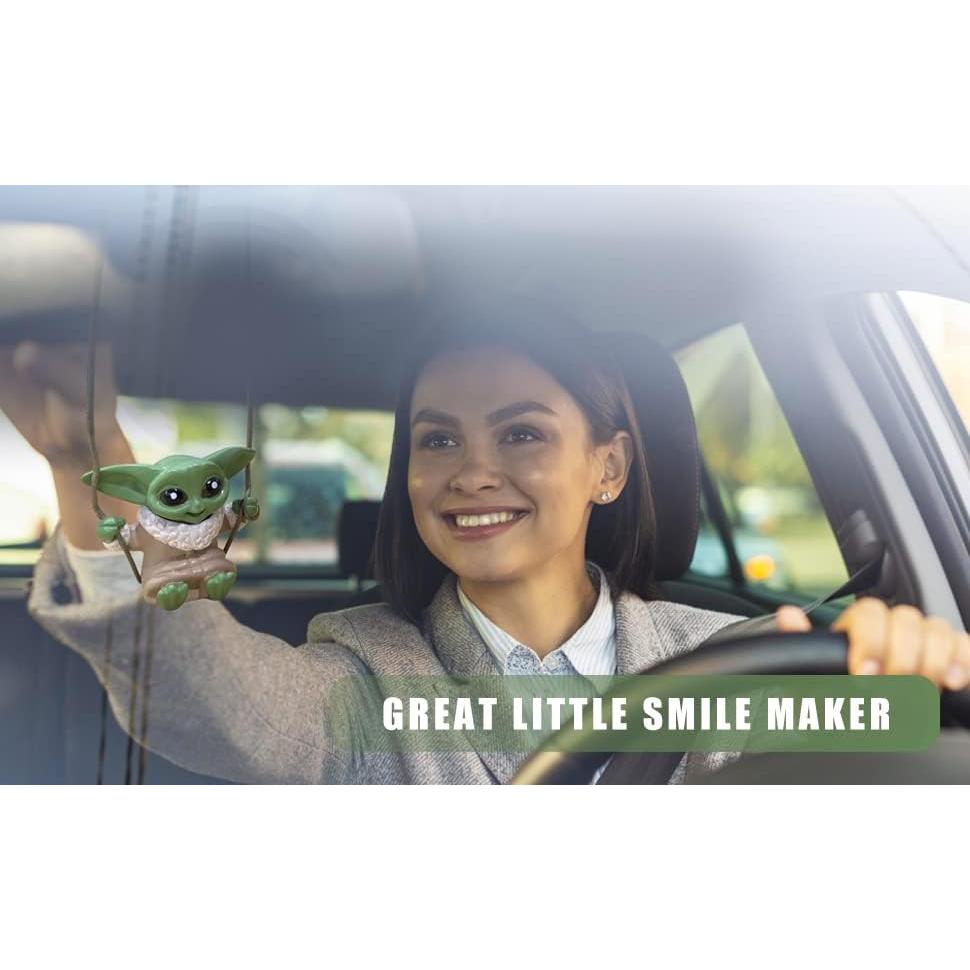 Colgante Decorativo para Espejo de Auto Alwoligag Yoda-C