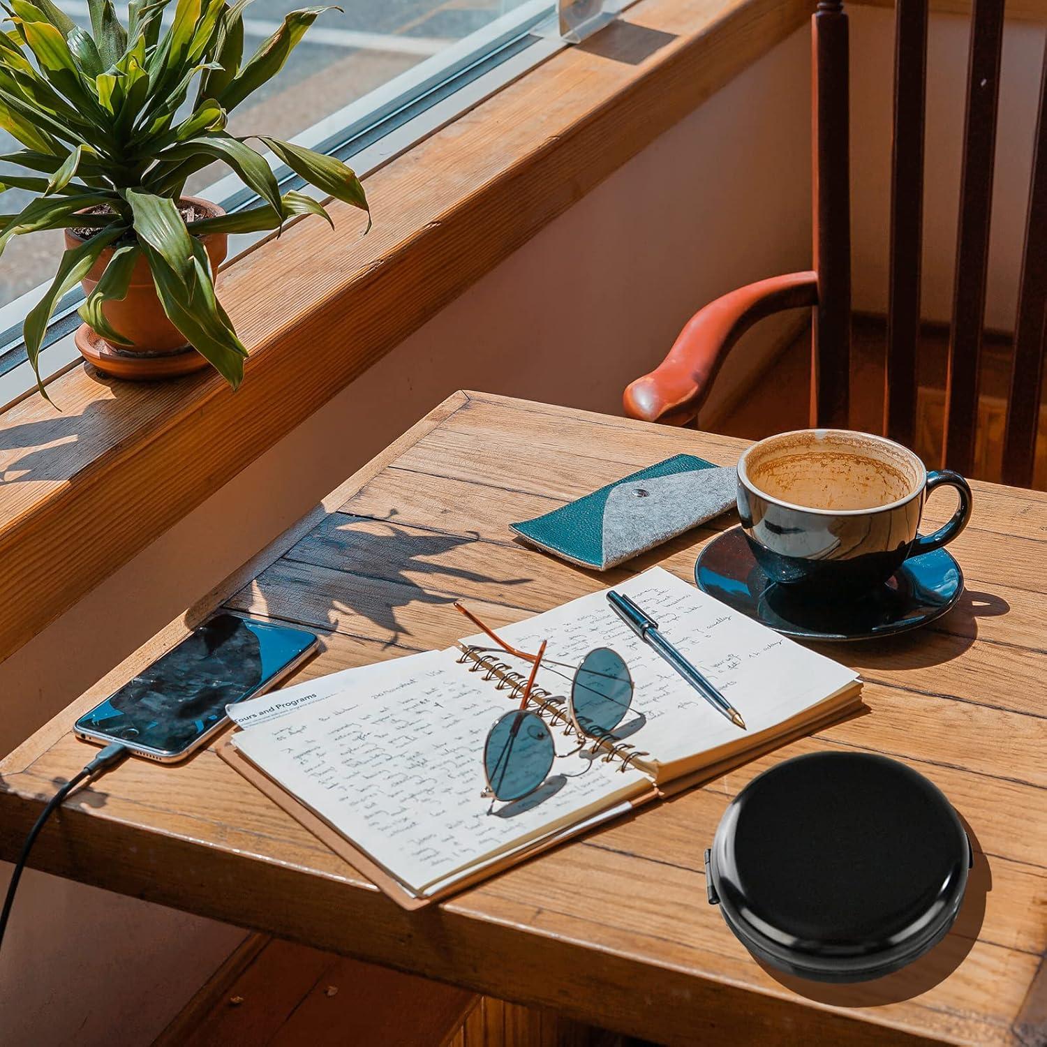 Organizador de Monedas Portátil MUDOR, Estuche Negro para Auto