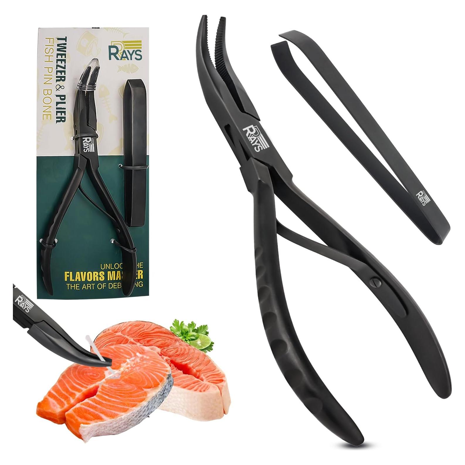 Pinzas de Huesos de Pescado RRAYS - Acero Inoxidable, Ergonomicas