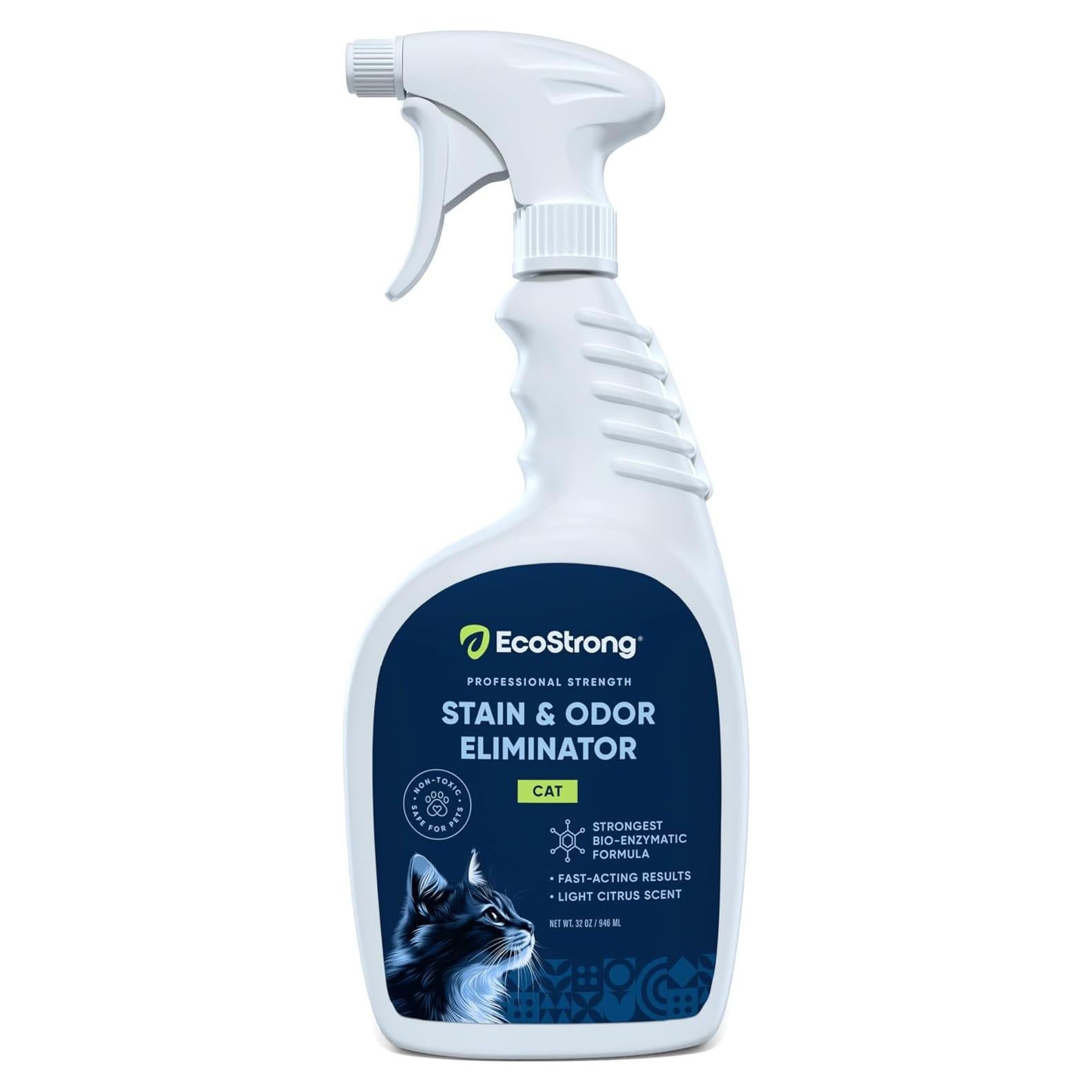 Removedor de Manchas y Olores de Gato Eco Strong 946 ml Enzimático