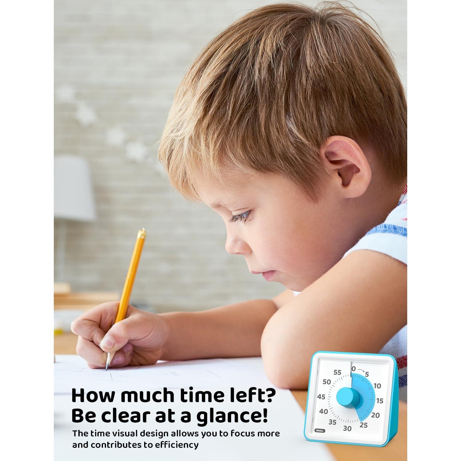 Temporizador Visual LIORQUE para Niños 60 Minutos Sin Sonido