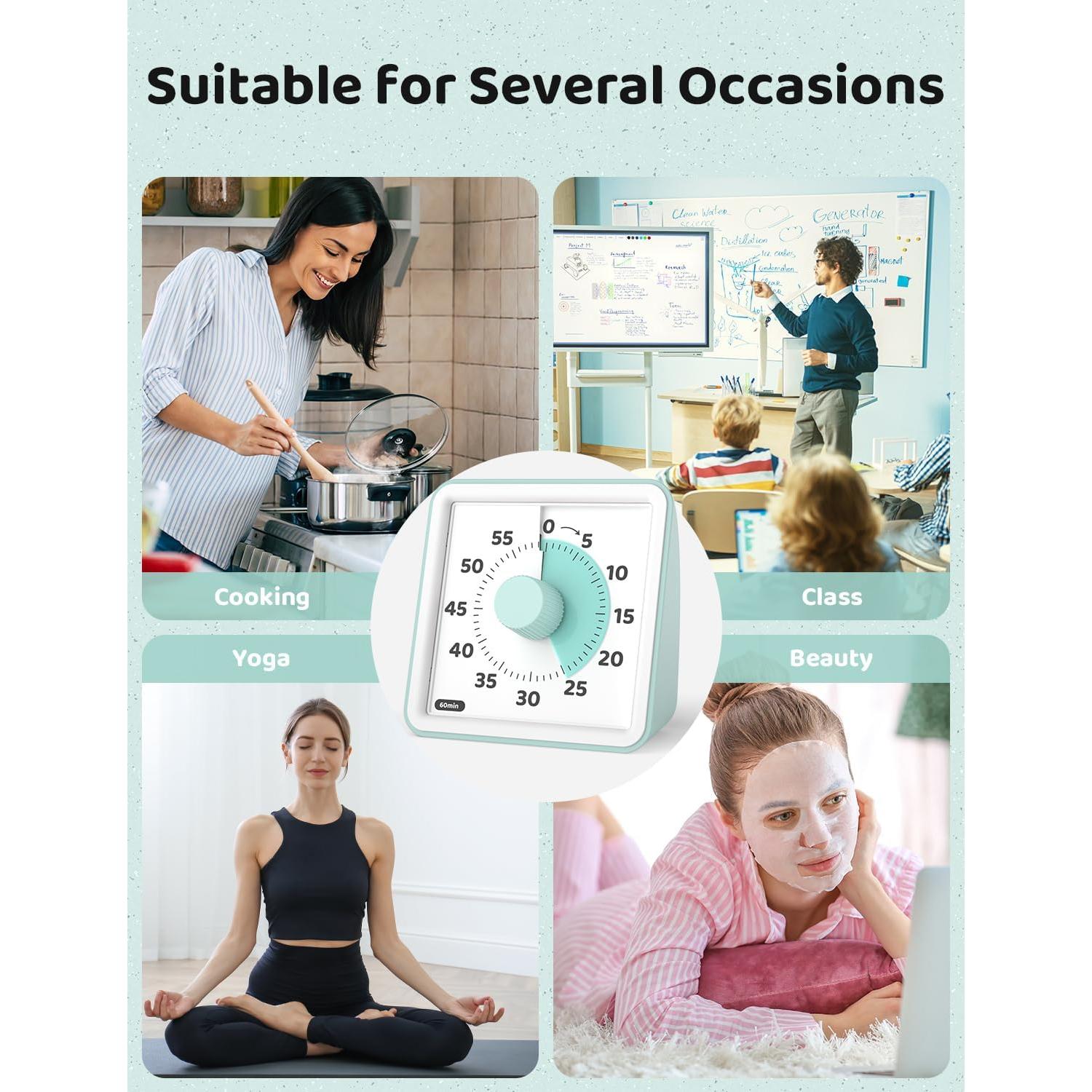 Temporizador Visual LIORQUE para Niños 60 Minutos Silencioso