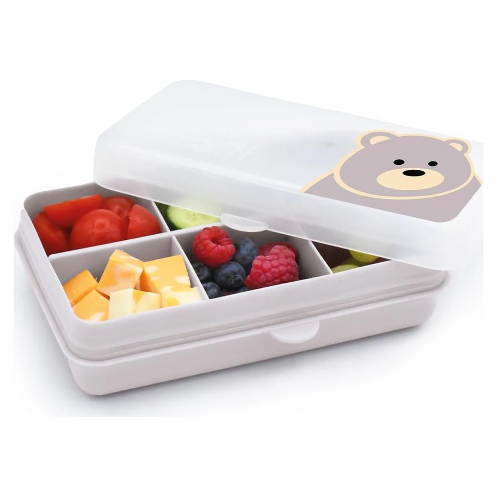 Contenedor de Snacks Melii Oso - 6 Compartimentos 708ml