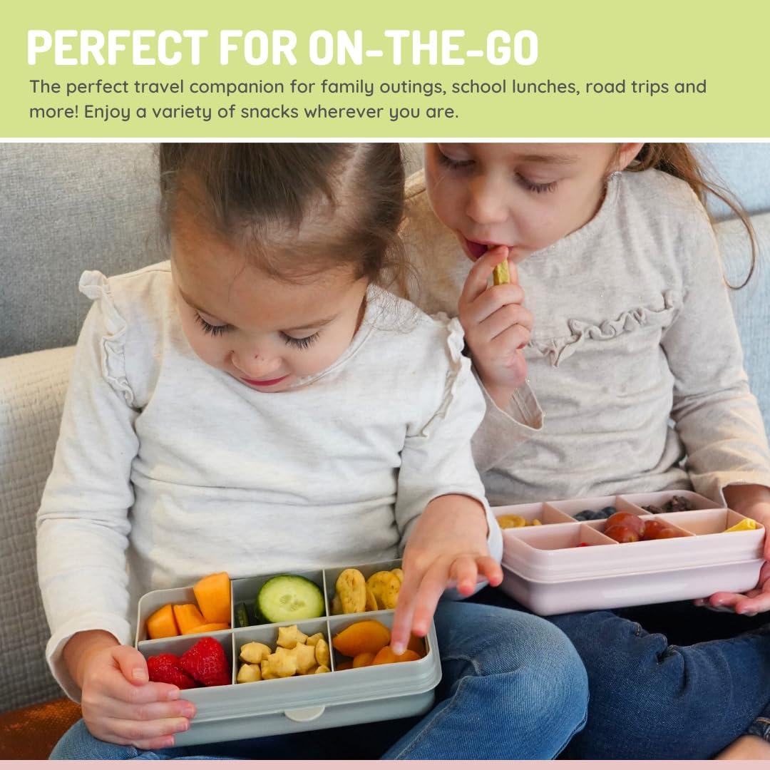 Contenedor de Snacks Melii Oso - 6 Compartimentos 708ml