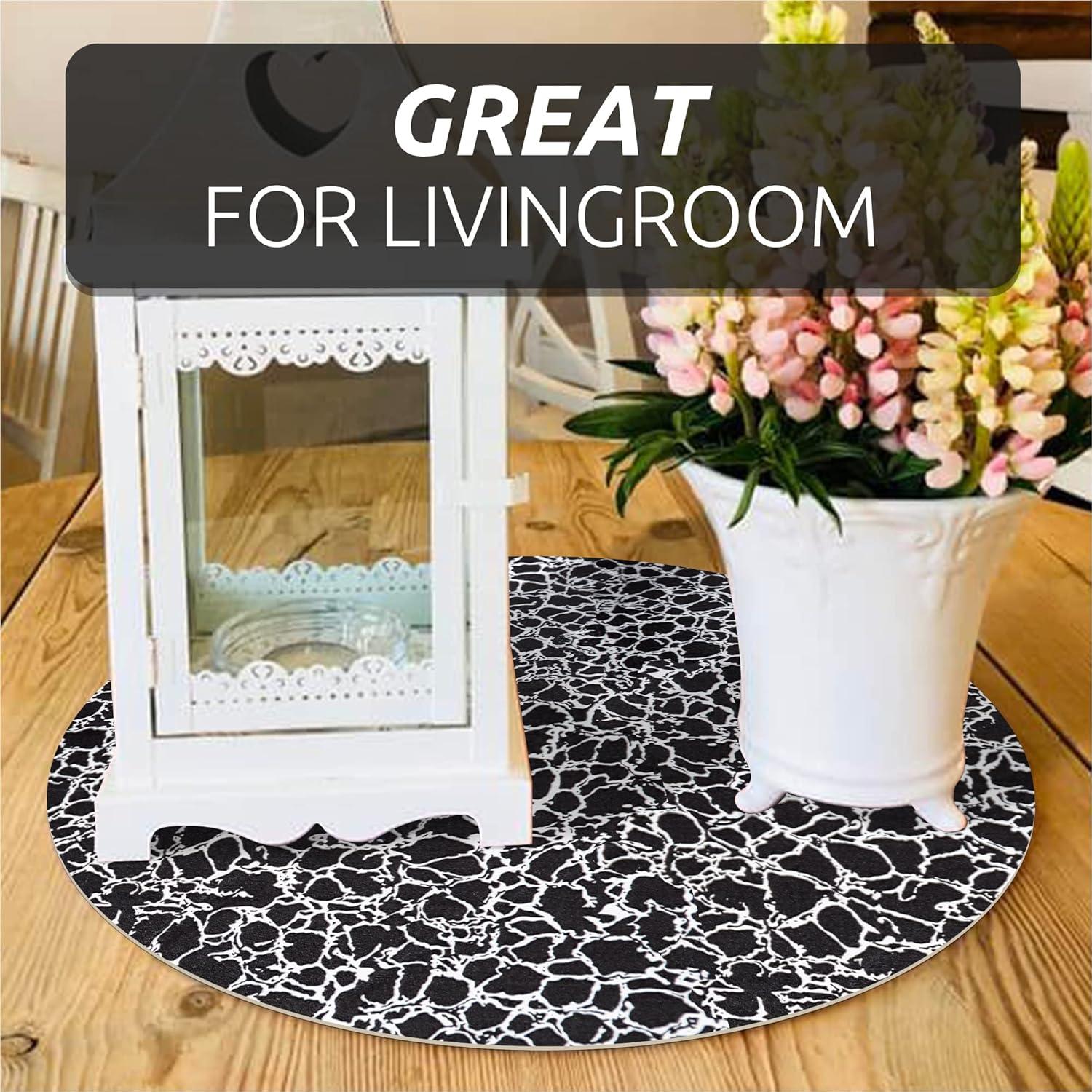 Forro de Estante PVC FIFTY FEET 30.48x304.8cm Antideslizante Grieta Negra