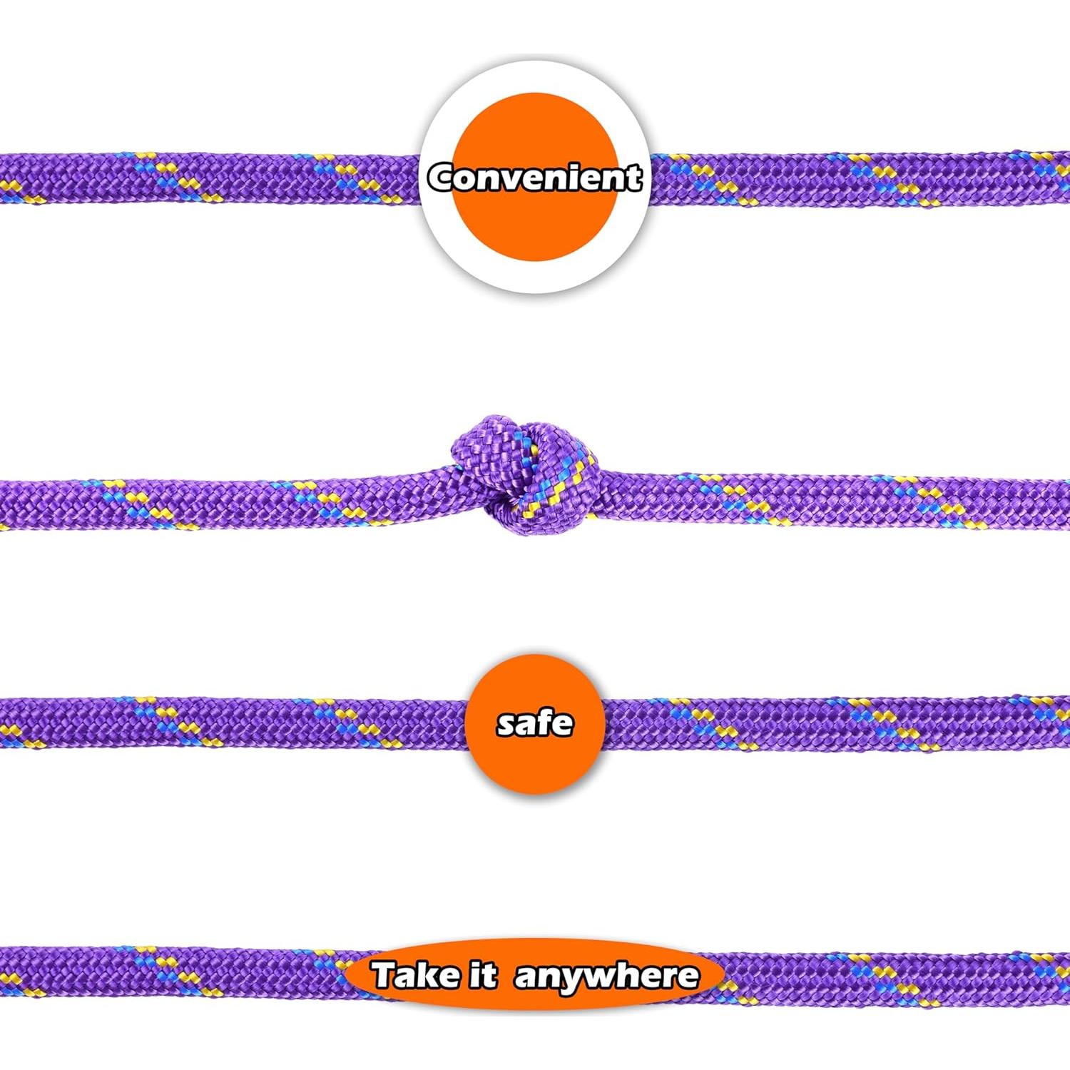 Cuerda de Nylon Trenzada Wellmax Diamond 15.24m Resistente UV