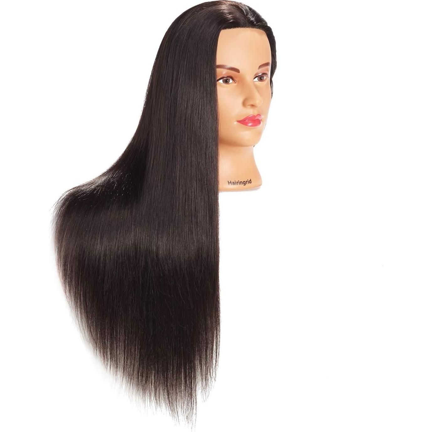 Cabeza de Maniquí Hairingrid para Estilismo 66-71 cm Negro