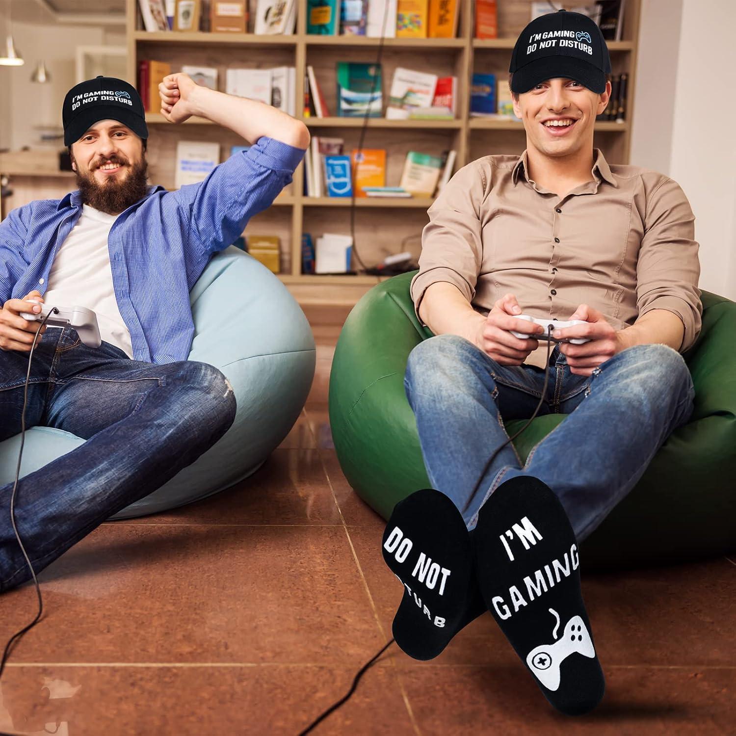 Regalos Gamer Gorro y Calcetines Divertidos Unisex