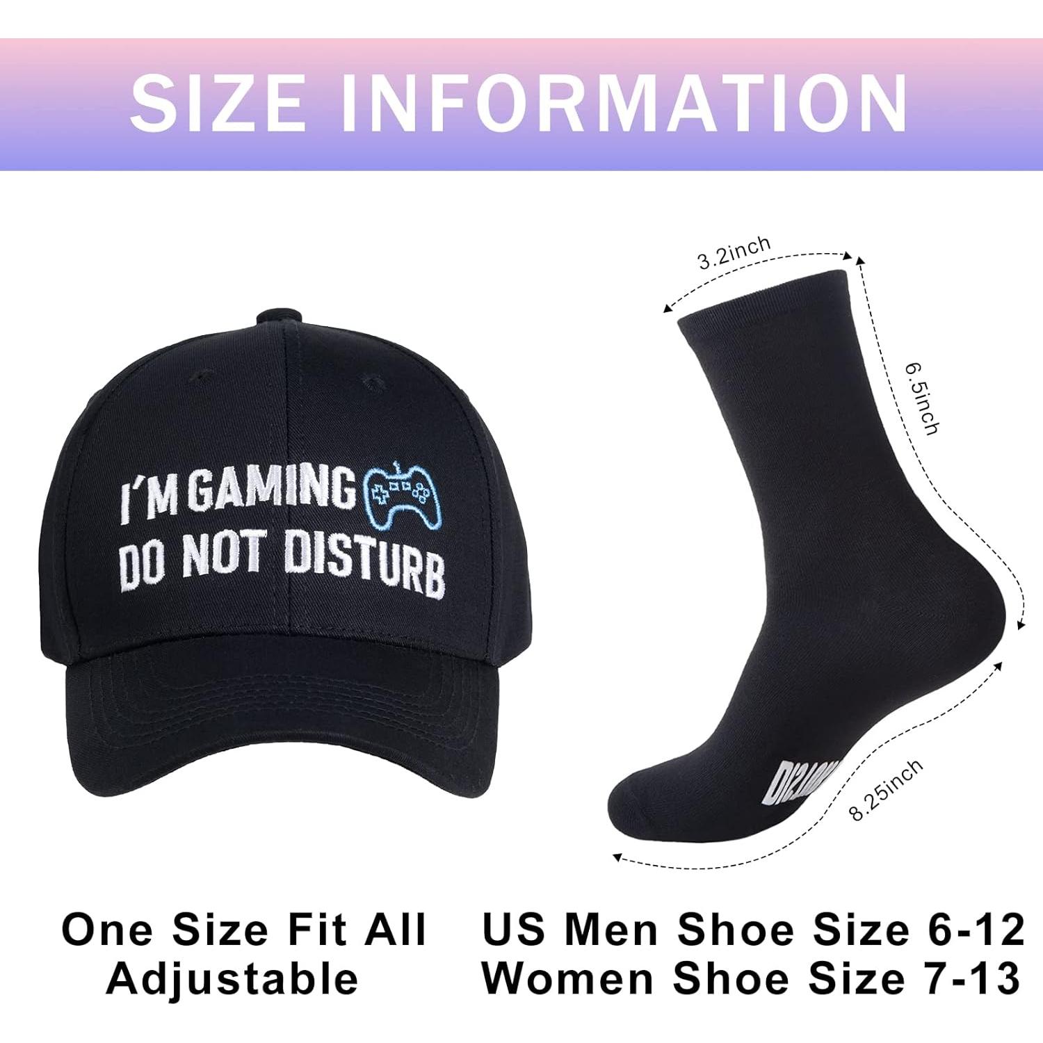 Regalos Gamer Gorro y Calcetines Divertidos Unisex