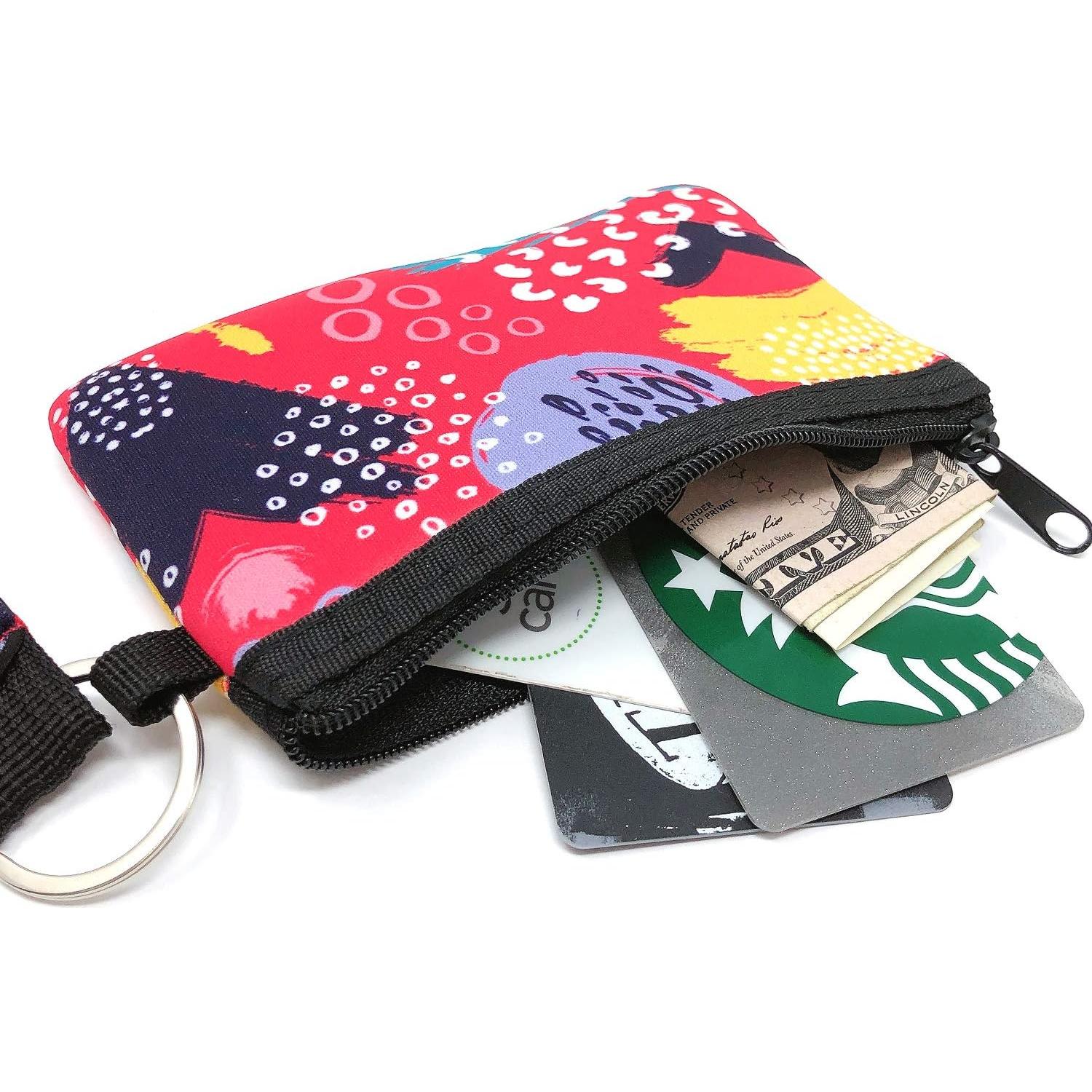 Cartera Mini de Neopreno Allydrew con Lanyard para ID y Tarjetas