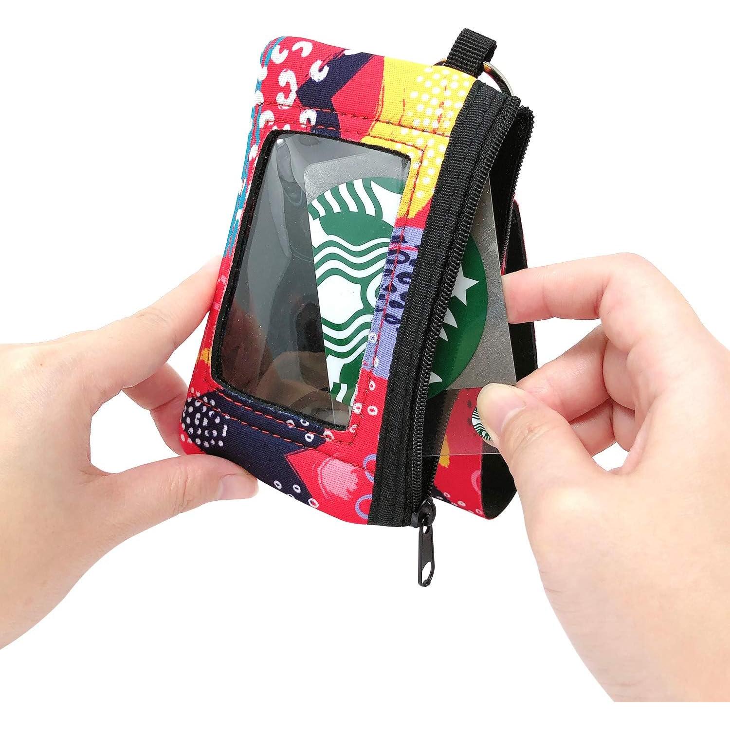 Cartera Mini de Neopreno Allydrew con Lanyard para ID y Tarjetas