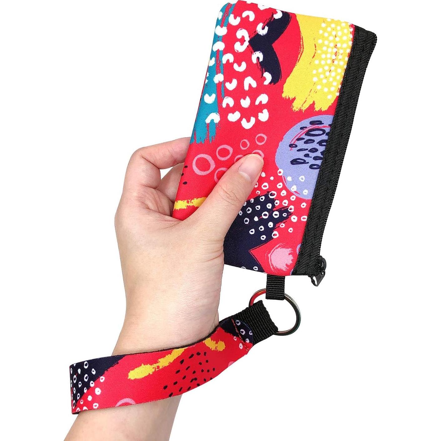 Cartera Mini de Neopreno Allydrew con Lanyard para ID y Tarjetas