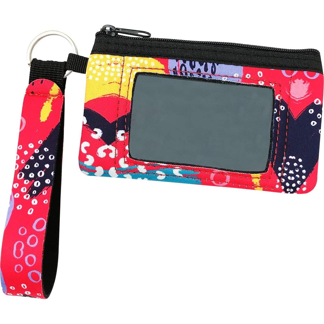Cartera Mini de Neopreno Allydrew con Lanyard para ID y Tarjetas