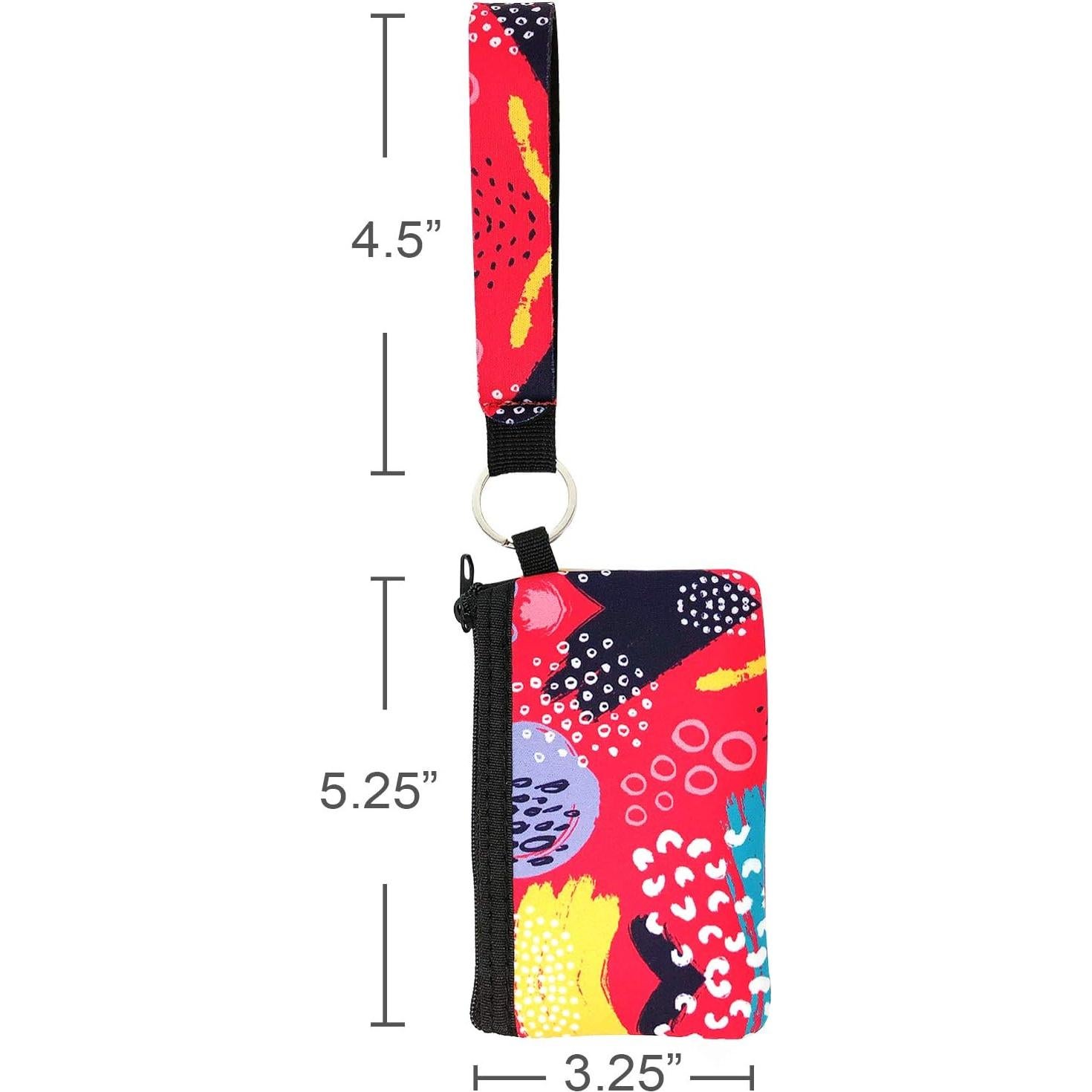 Cartera Mini de Neopreno Allydrew con Lanyard para ID y Tarjetas