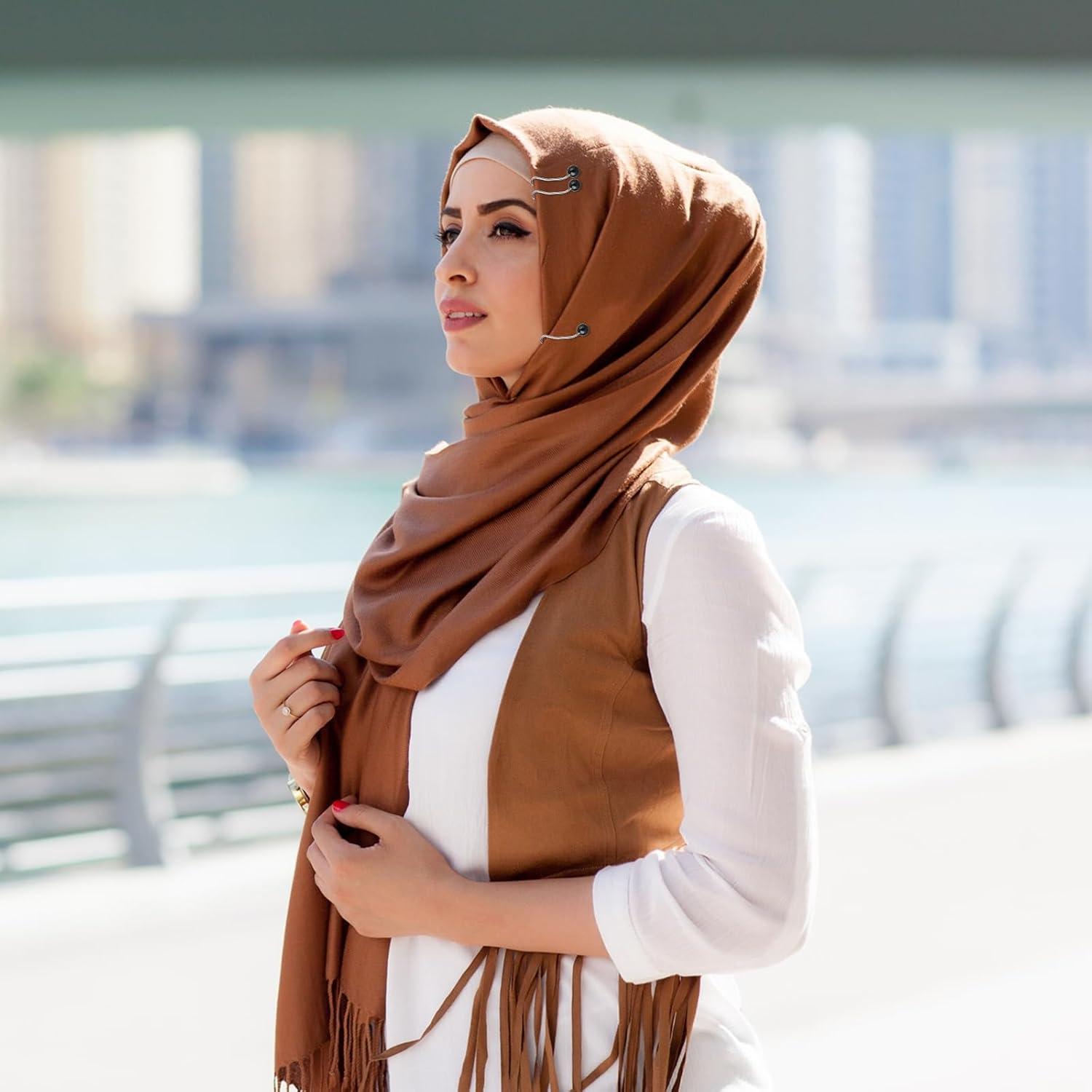 24 Alfileres de Hijab de Perla KALIONE Multicolor 3.6x1.85cm