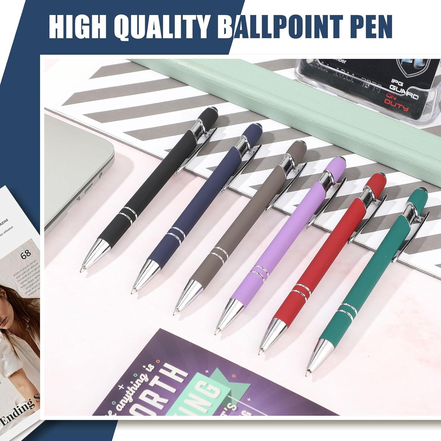 Bolígrafos Estilográficos Leinuosen 48 Pcs 1 mm Tinta Negra