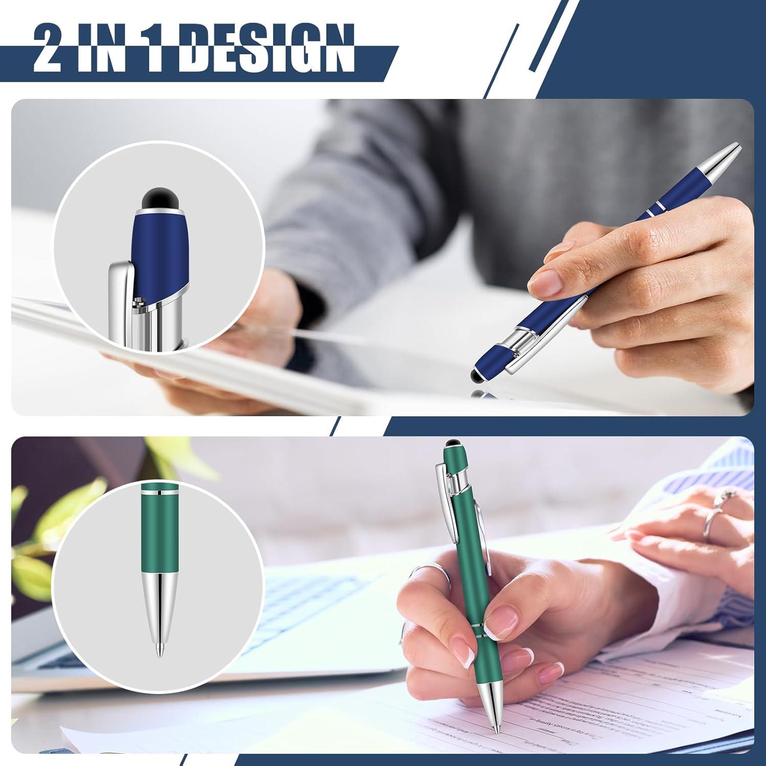 Bolígrafos Estilográficos Leinuosen 48 Pcs 1 mm Tinta Negra