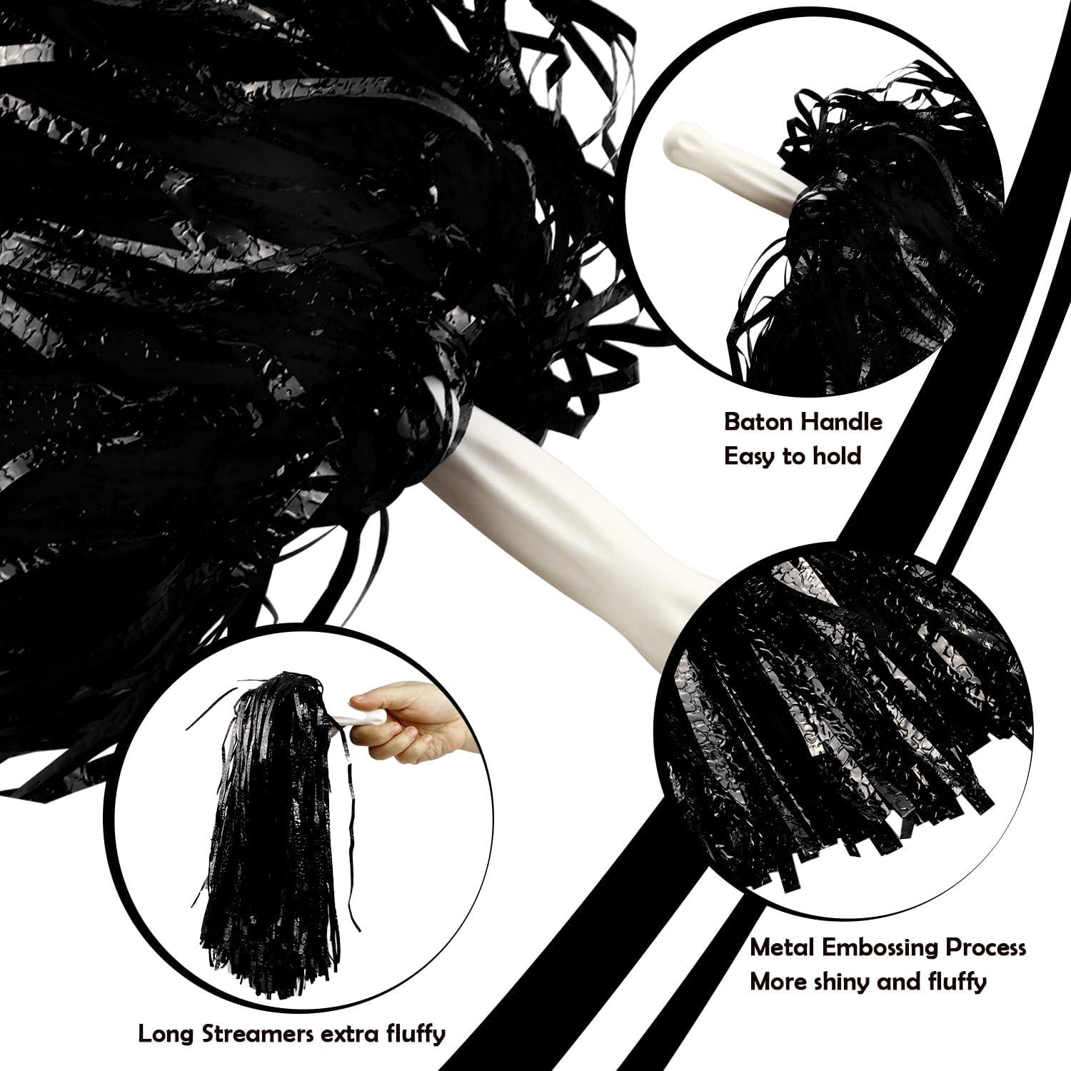 Pompones de Animación Lovecheer 12PCS Metálicos Brillantes