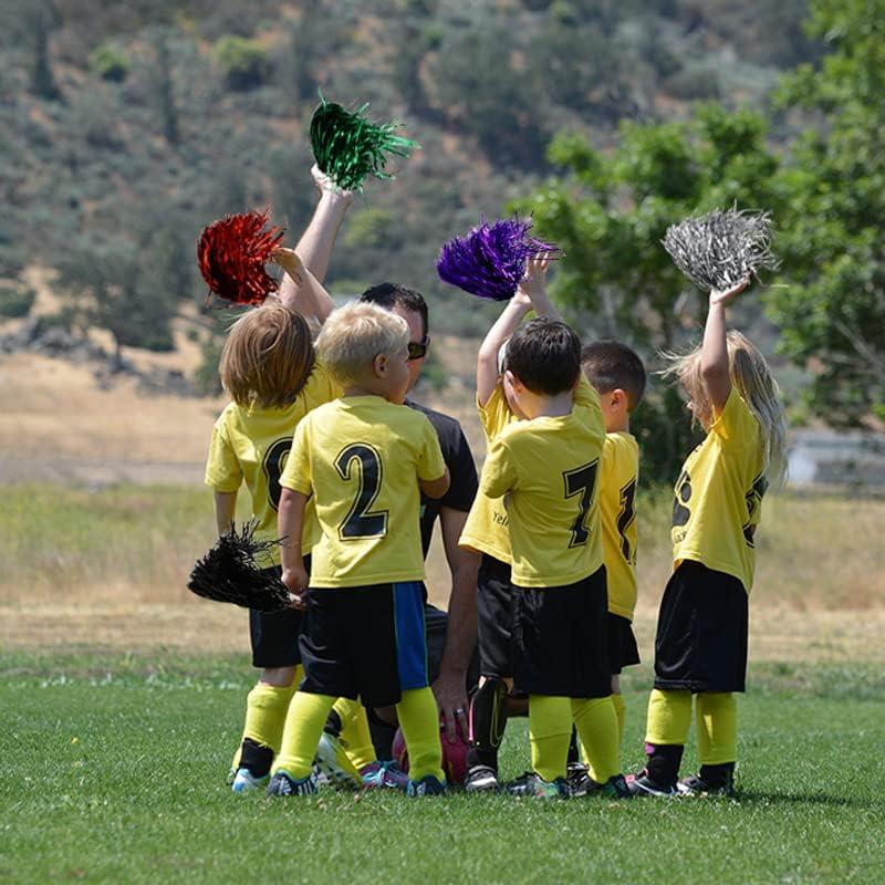 Pompones de Animación Lovecheer 12PCS Metálicos Brillantes