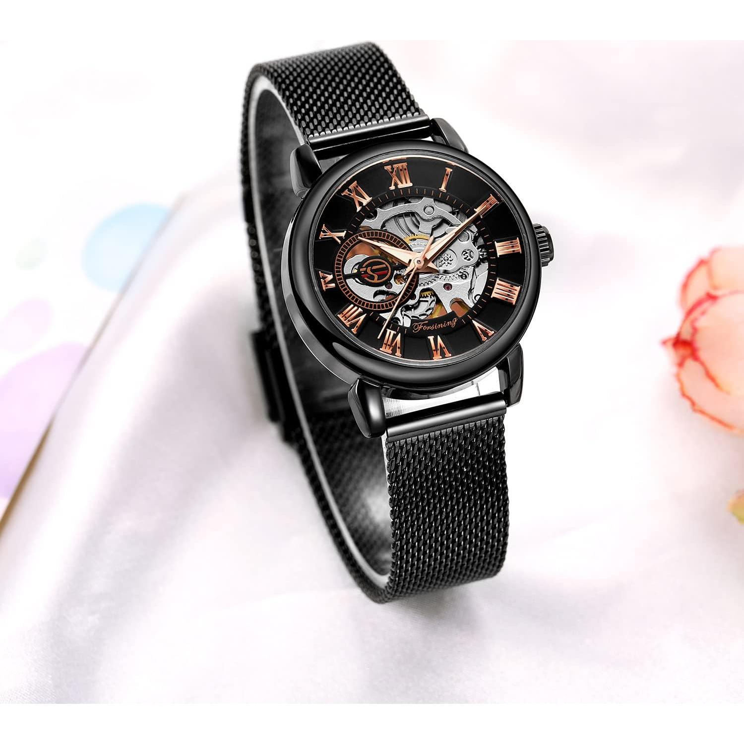 Reloj mecánico Gosasa para mujer con correa de malla