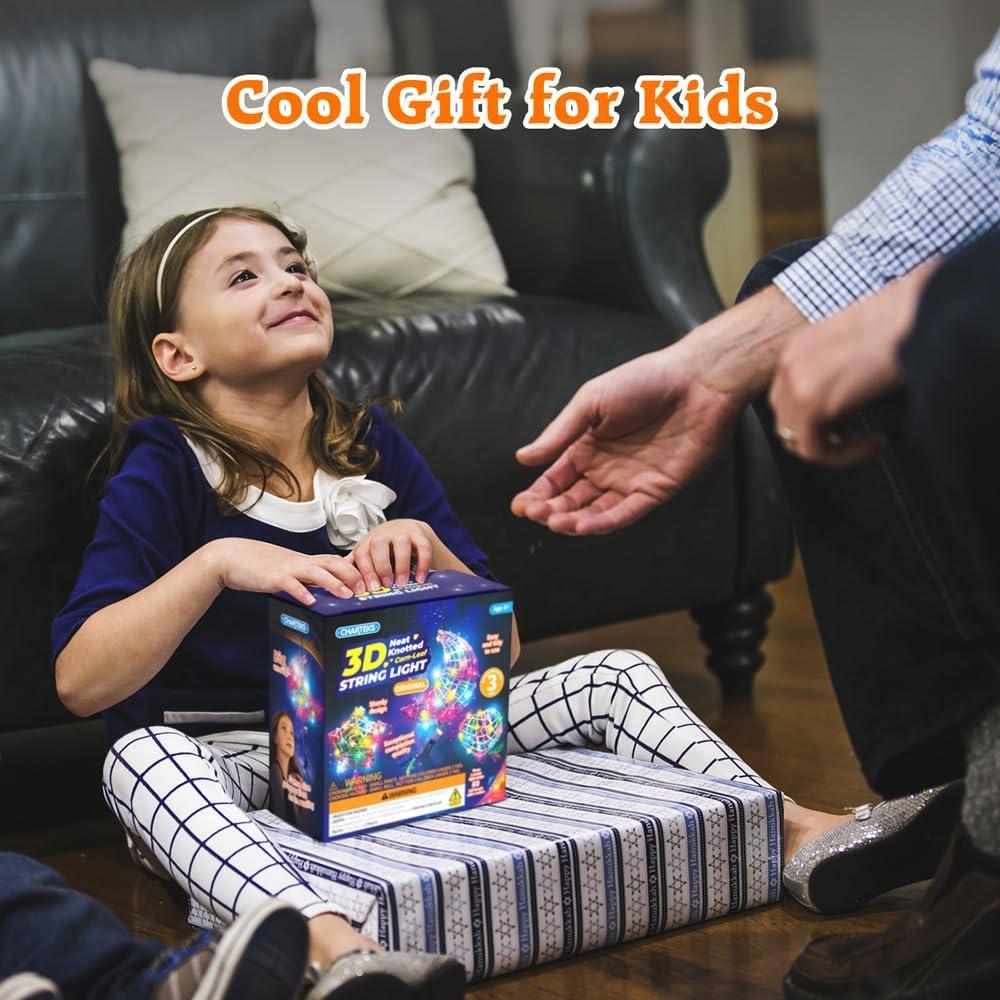 Kit de Artesanía con Luces LED CHARTEKS 3D para Niños