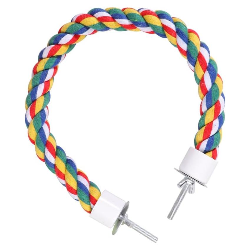 Percha de Cuerda para Aves iplusmile 40CM Colorida