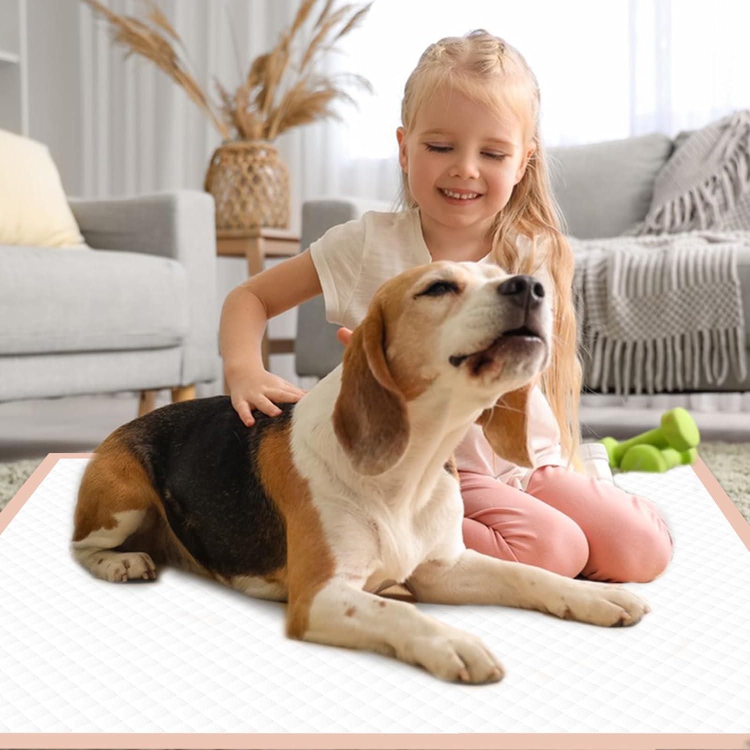 Alfombrillas para Orina de Perro XXL Rosa 91x76 cm - 25 Unidades