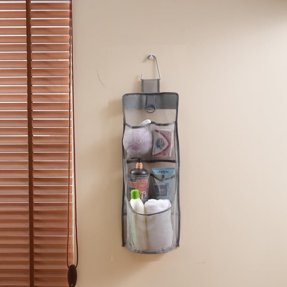 Organizador de Malla Colgante ALYER Negro 56x20x13 cm