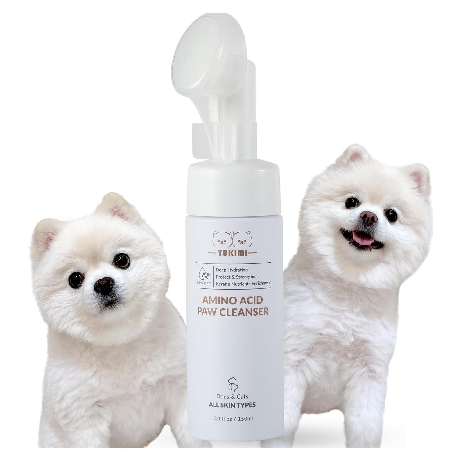 Limpiador de Patas YUKIMI 148 ml Hipoalergénico con Cepillo