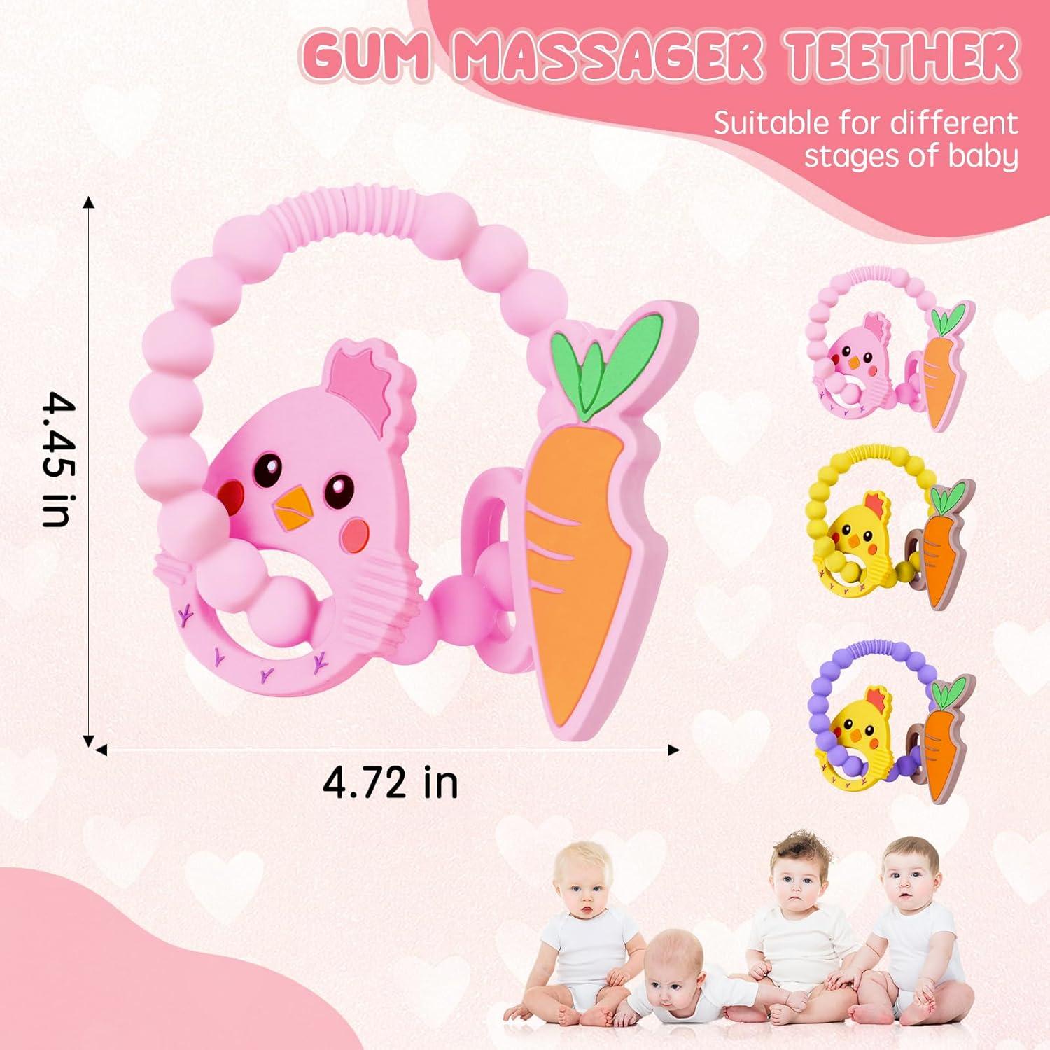 Juguete de Dentición Pascua Bebés 0-6 Meses Silicona