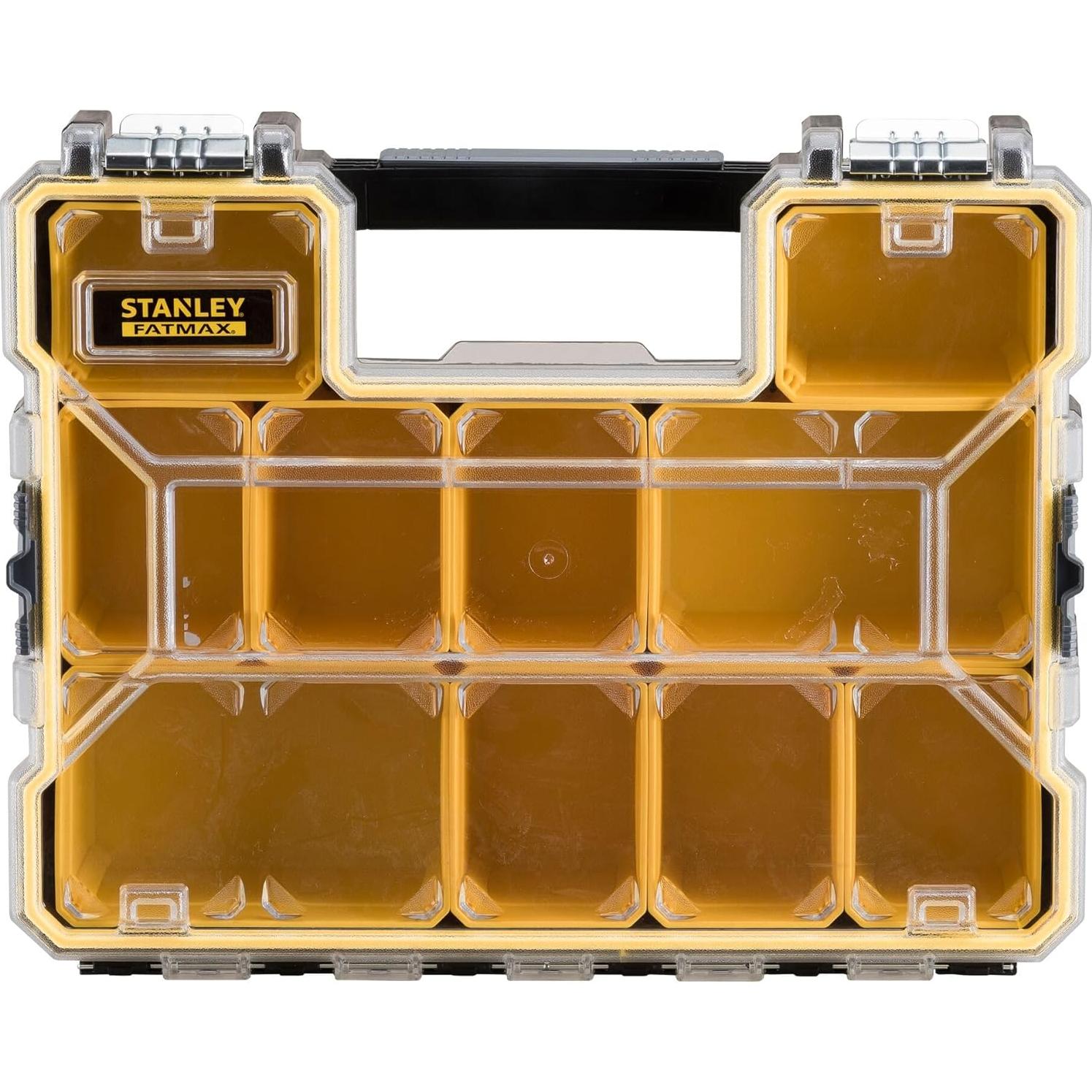 Organizador Profesional STANLEY FATMAX 10 Compartimentos 43.2x10.9cm