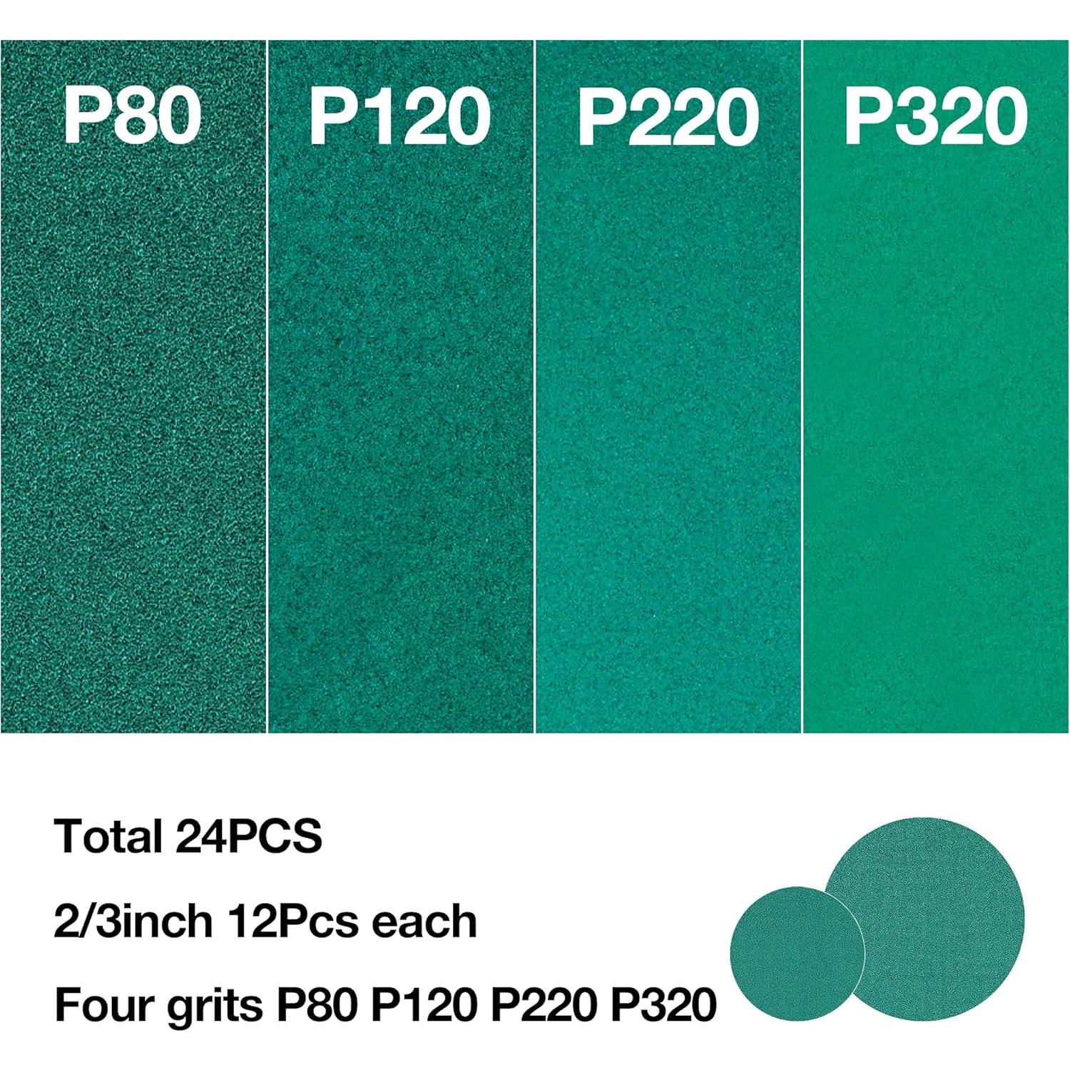 Lijadora Orbital Neumática Mini UPWOOD 2'' y 3'' 15000 RPM