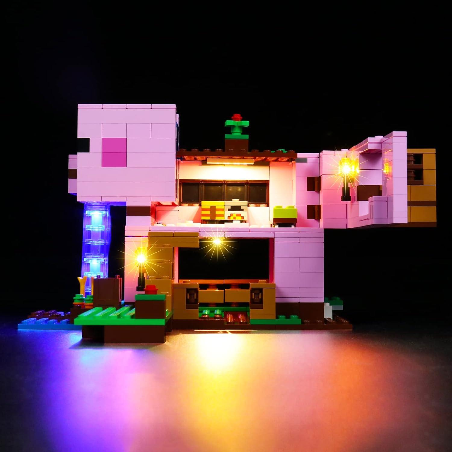 Kit de Luces LED VONADO para Casa de Cerdo Lego 21170