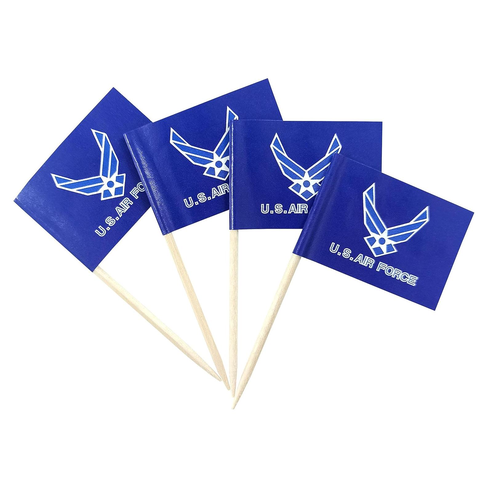 Banderas de Palillo de Dientes JBCD 200pcs Decoración Patriótica