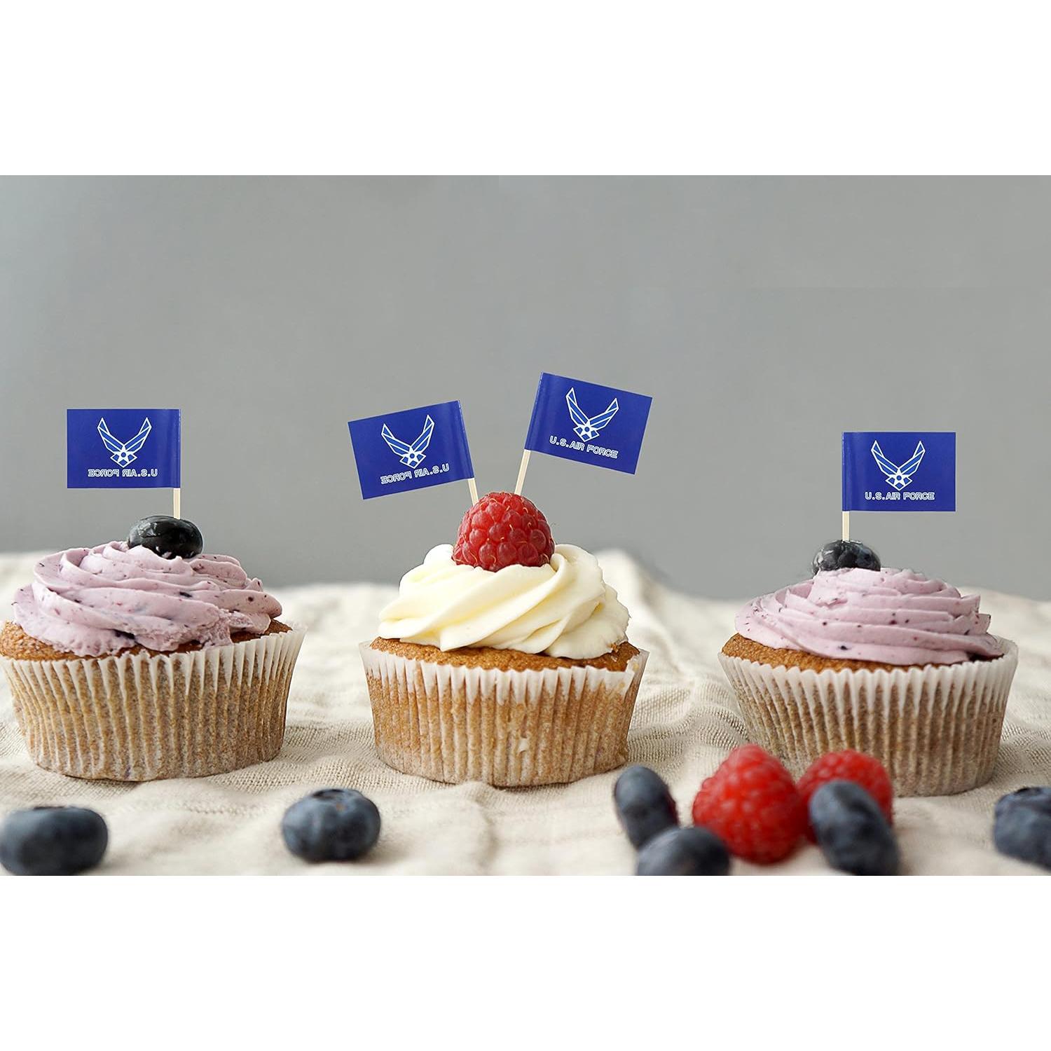 Banderas de Palillo de Dientes JBCD 200pcs Decoración Patriótica