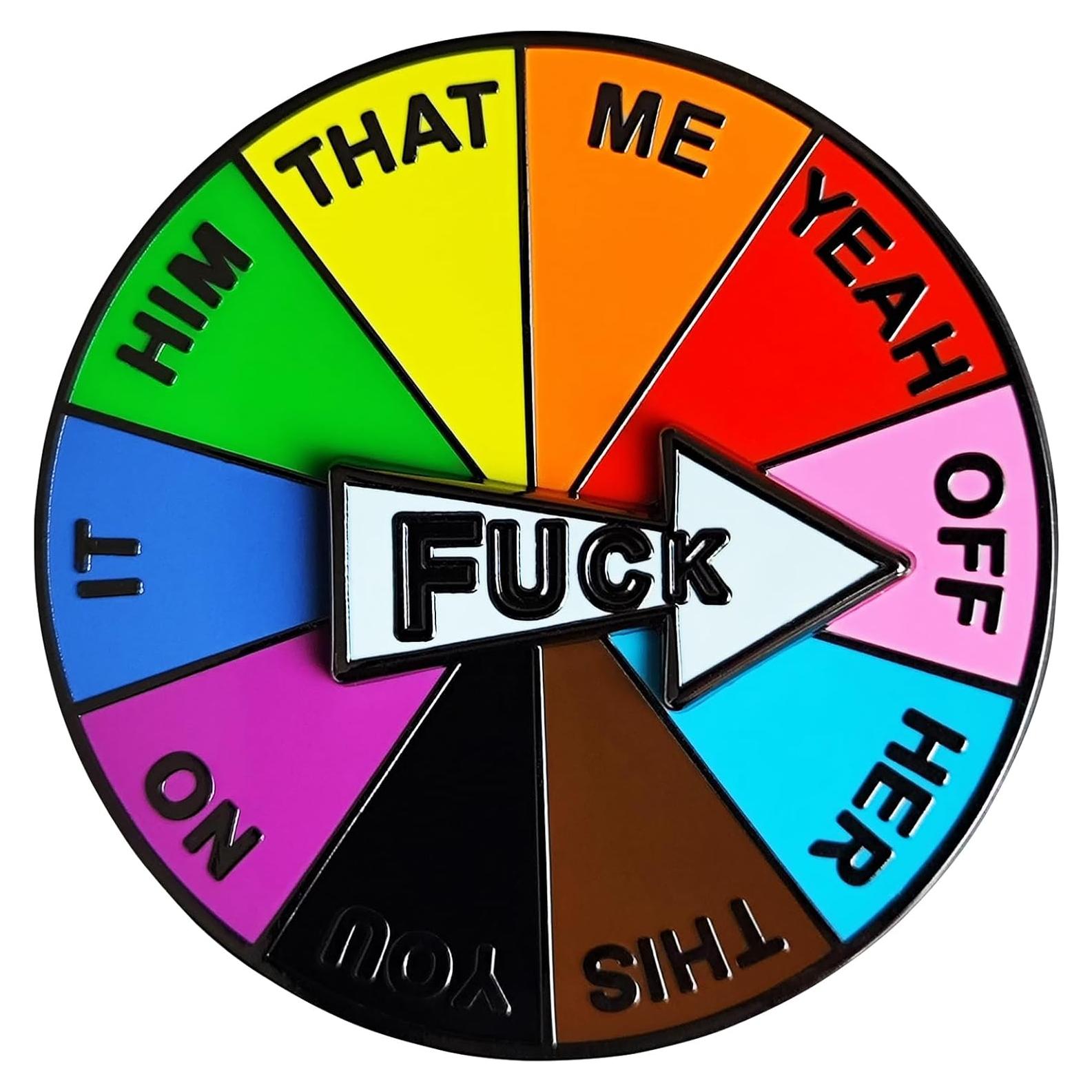 Pin Giratorio de Esmalte Arturbo Rueda de Suerte 360°